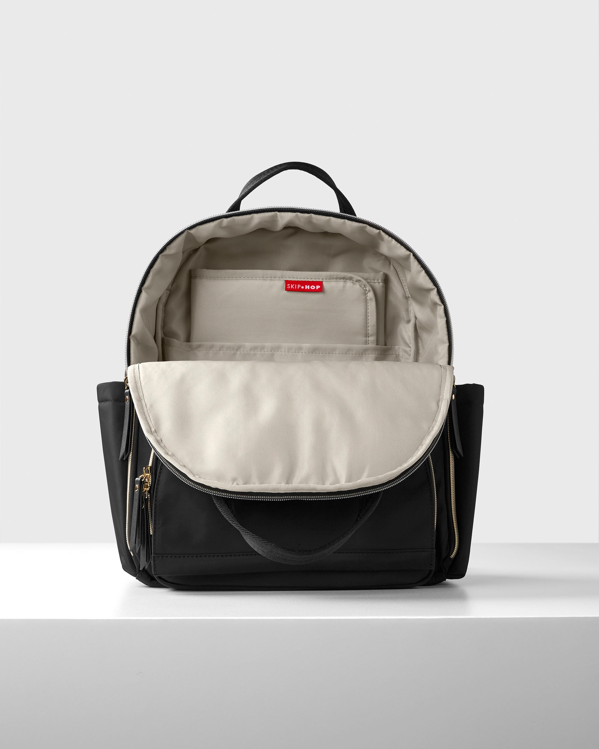 Skip Hop Wickelrucksack »Envi Luxe Eco, schwarz«