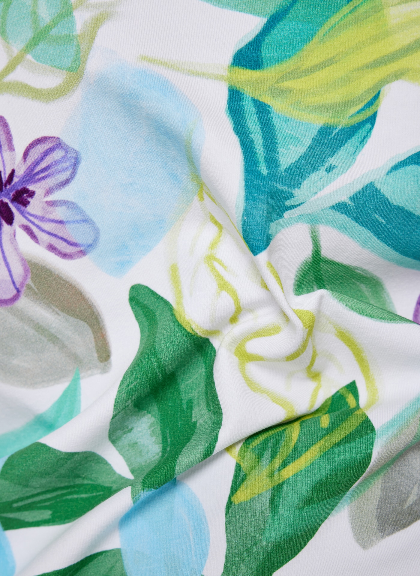 Rabe Kurzarmshirt, mit floralem Muster