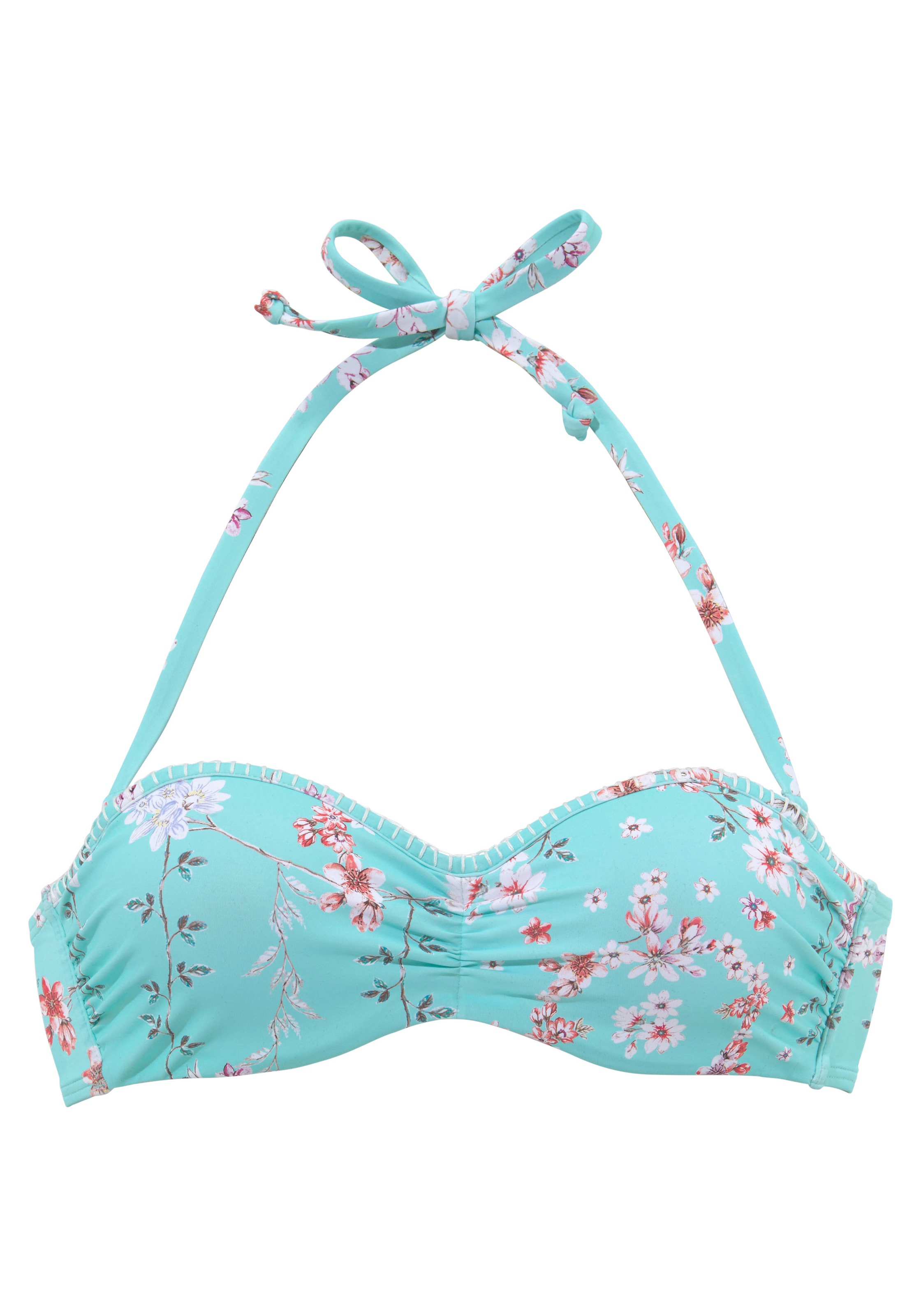 Sunseeker Bügel-Bandeau-Bikini-Top »Ditsy«, mit Häkelkante