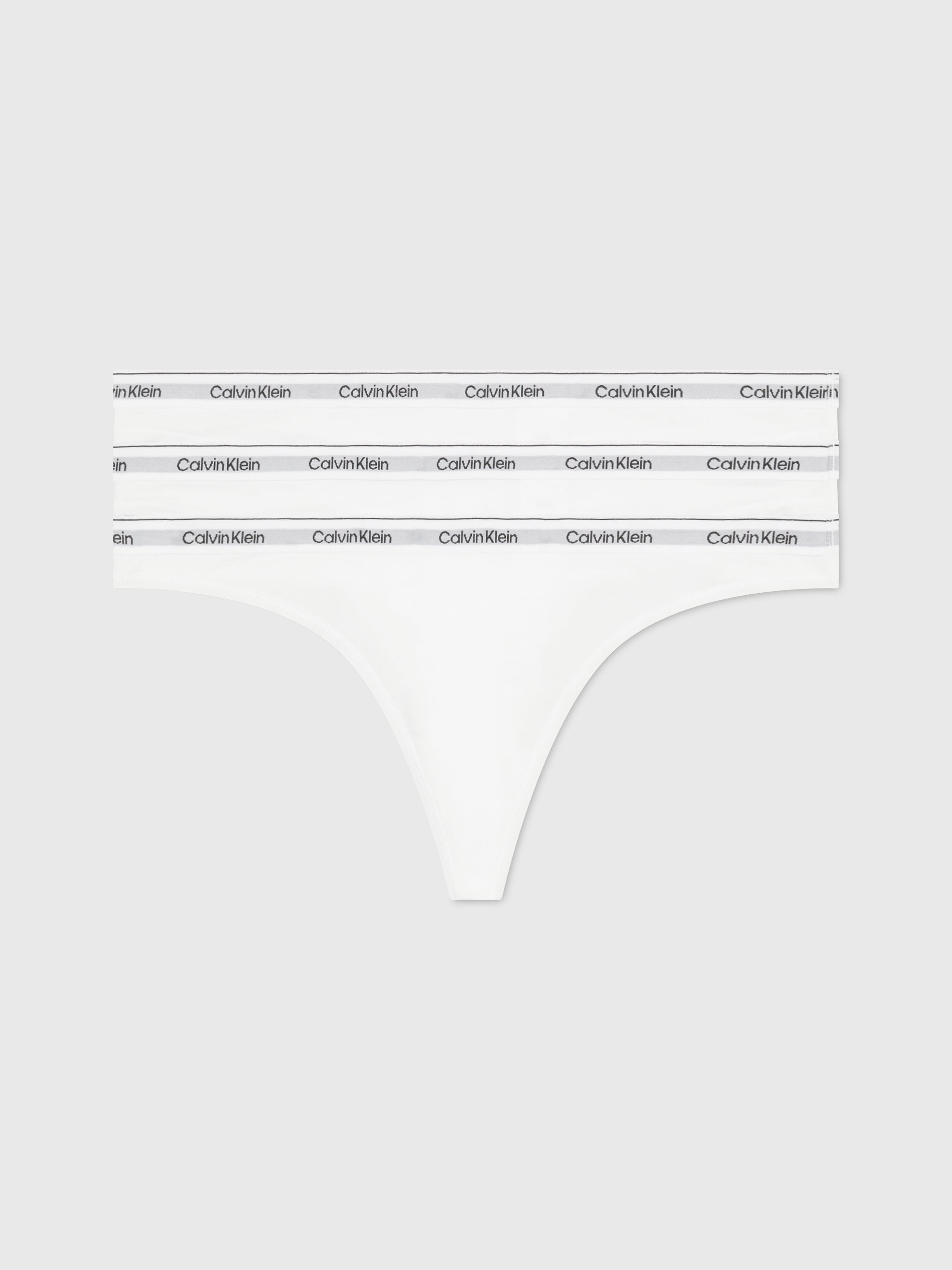 Calvin Klein Underwear Tanga »3 PACK THONG (LOW-RISE)« 3 Stk. String low waist mit Logobund