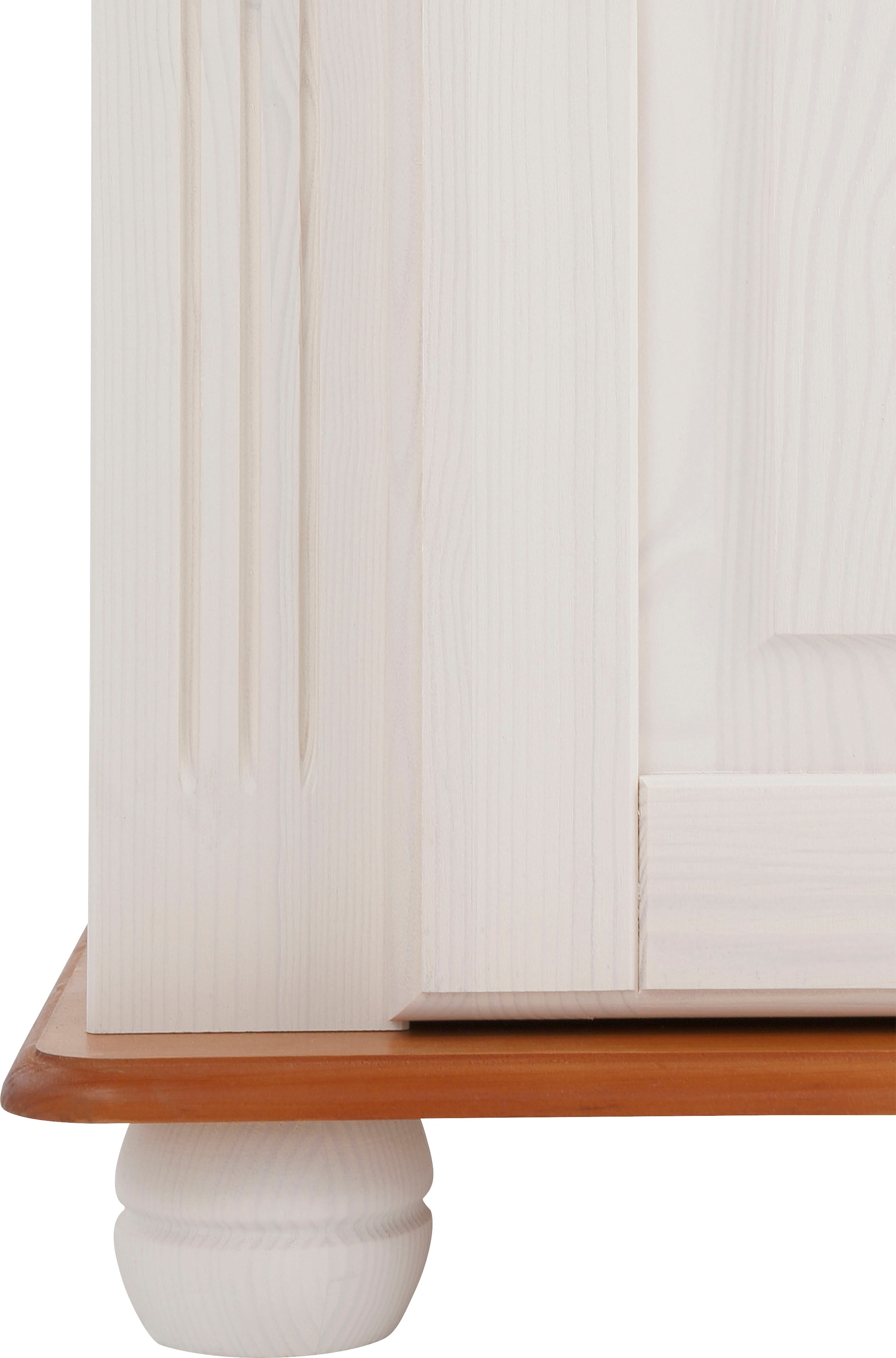 Home affaire Vitrine »Adele«, 2trg., mit Glaseinsatz, Höhe 185 cm, aus massiver Kiefer, FSC®