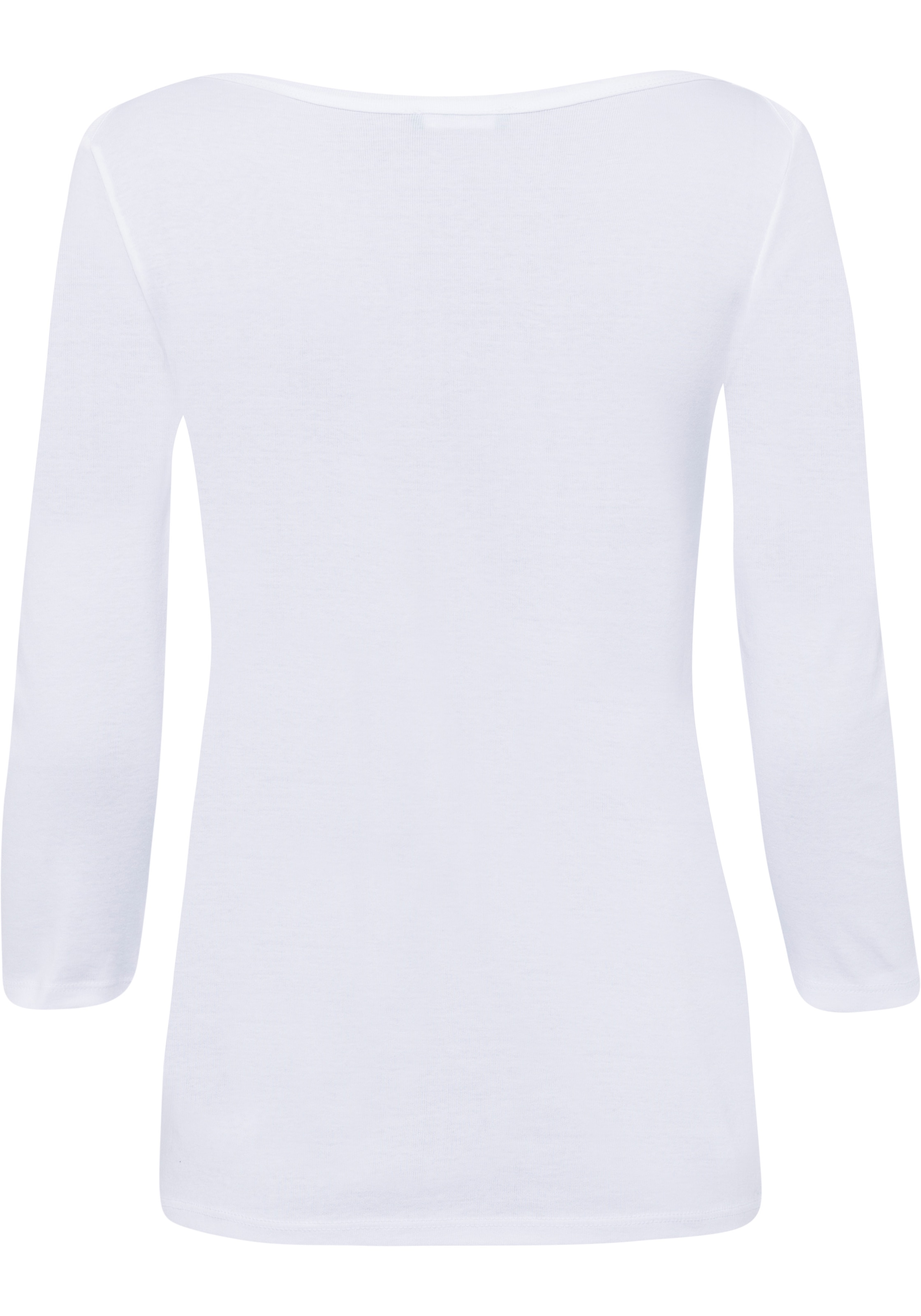 United Colors of Benetton 3/4-Arm-Shirt, mit toniger Logo-Stickerei