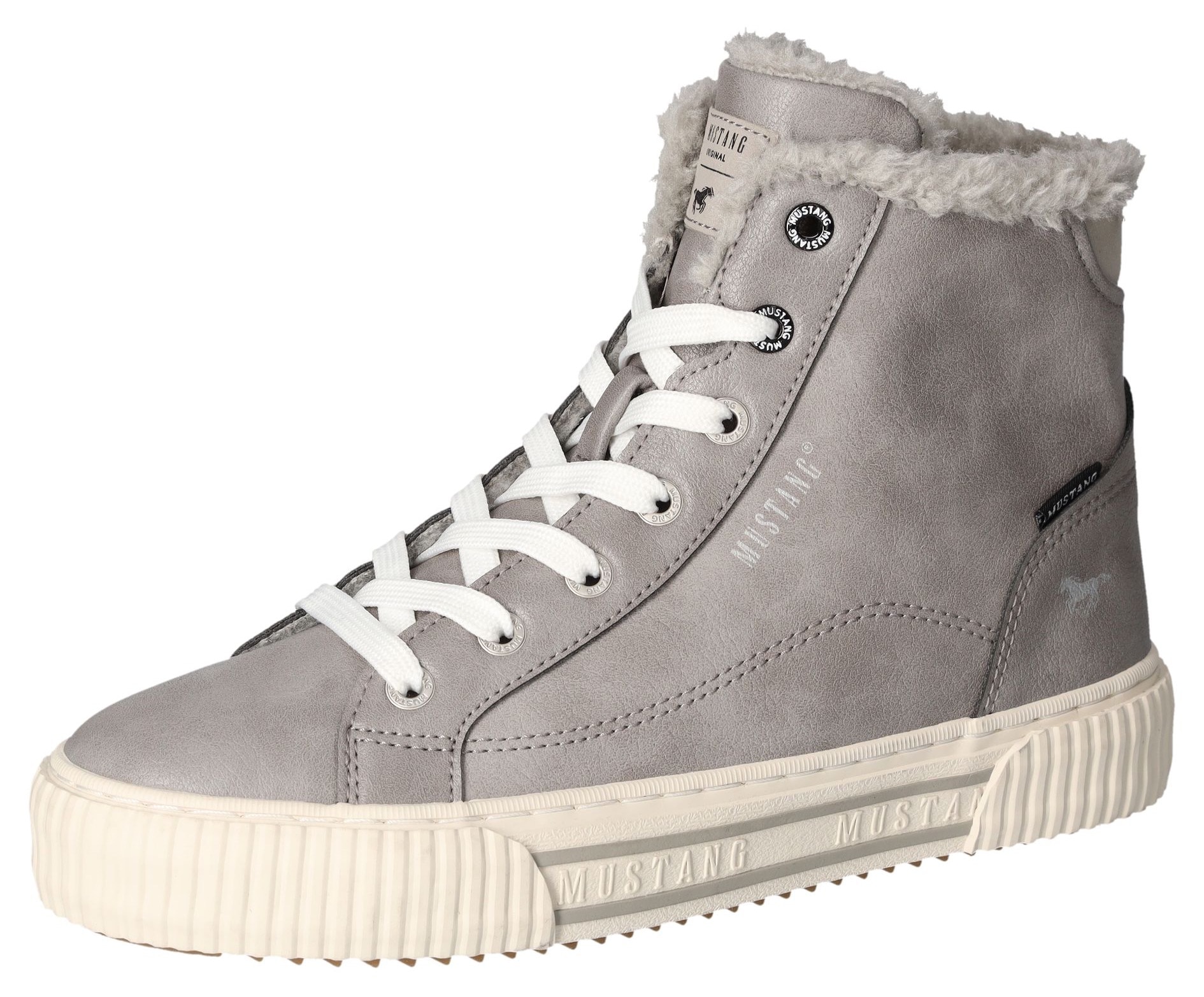 Mustang Shoes Winterboots, High Top Sneaker, Schnürboots mit Plateausohle