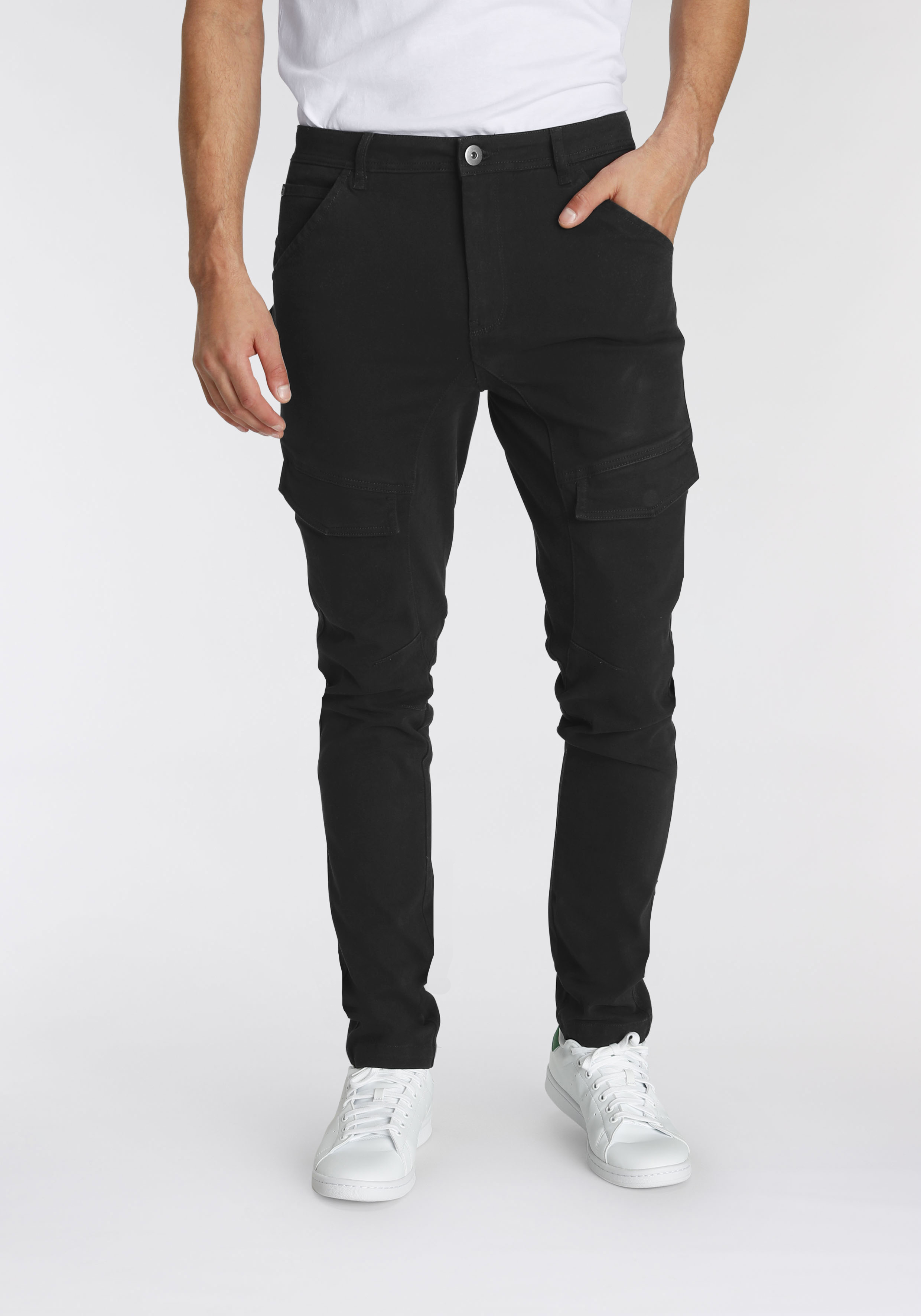 Cargohose, mit Ziernaht am Bein