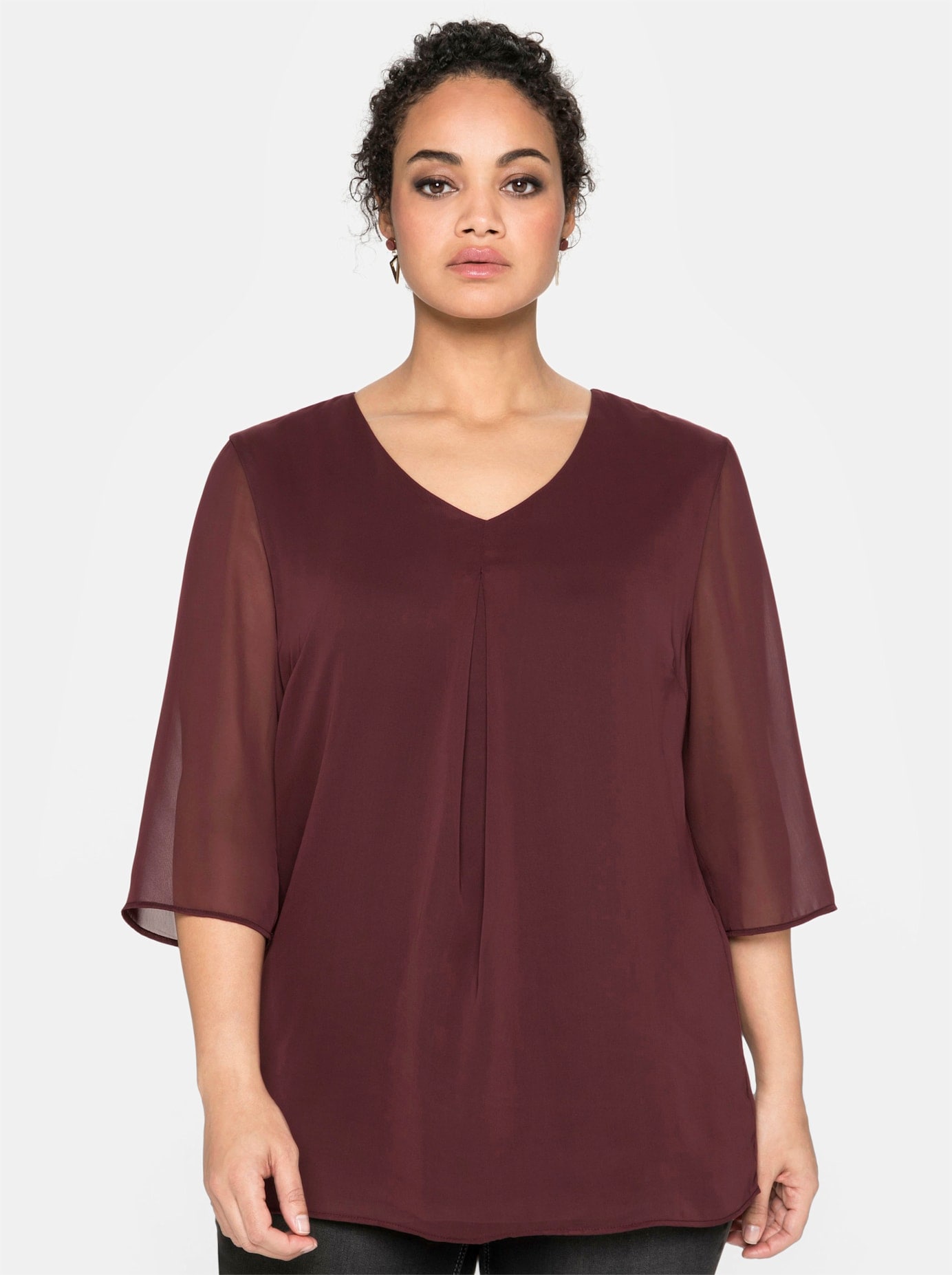 Sheego Chiffonbluse