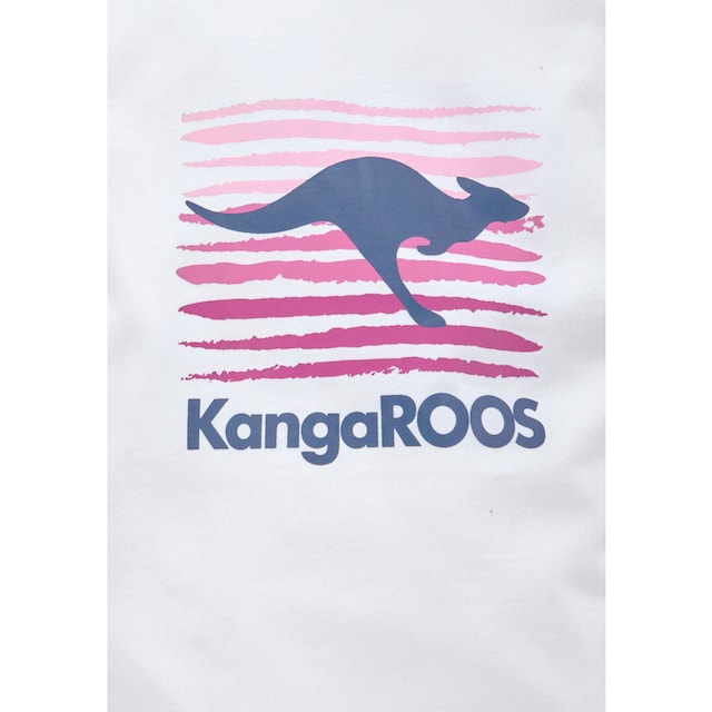 günstig ✵ Logodruck | entdecken KangaROOS T-Shirt, Jelmoli-Versand grossem mit