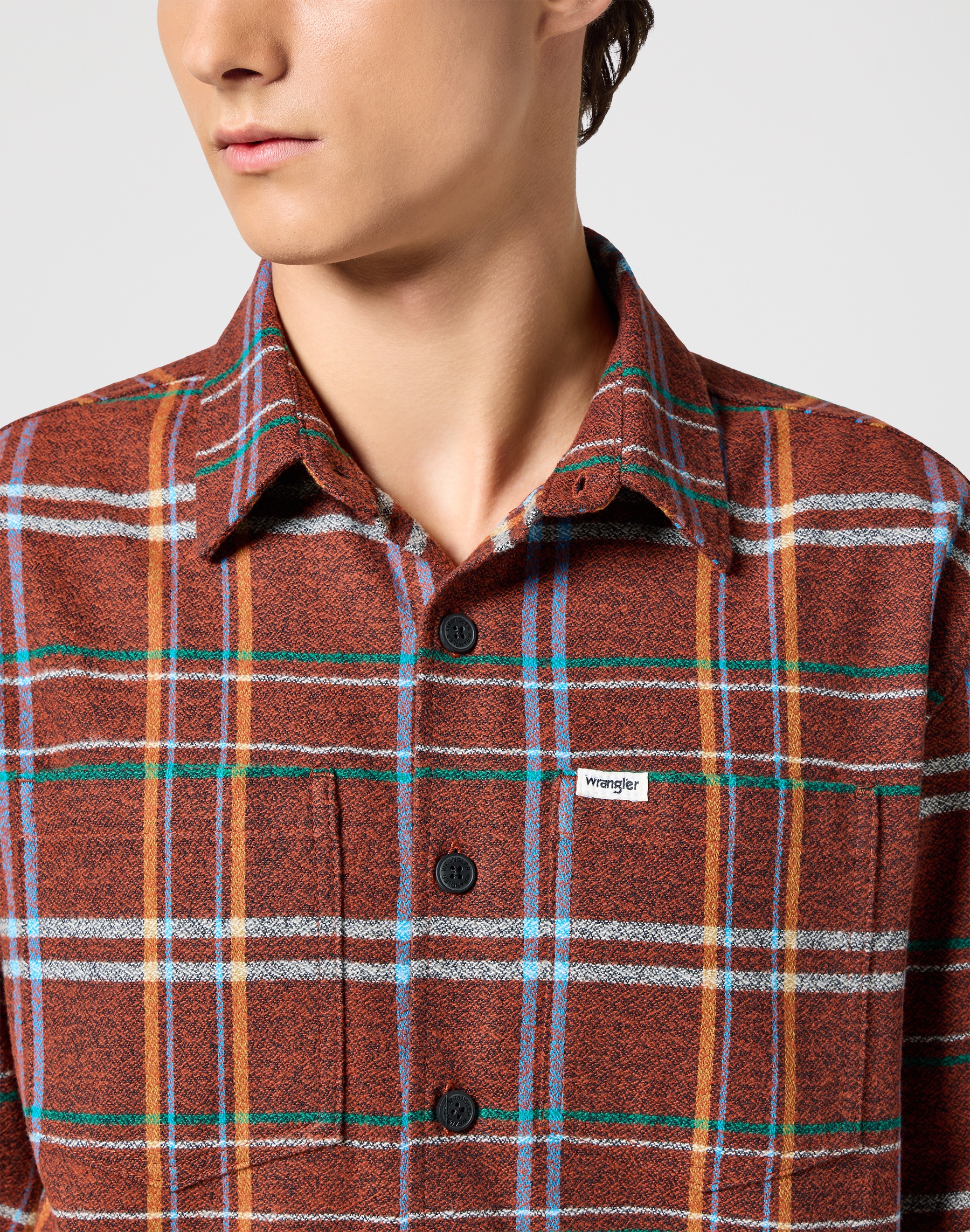 Wrangler Langarmhemd »FRAYED PLAID SHIRT«, mit Karomuster