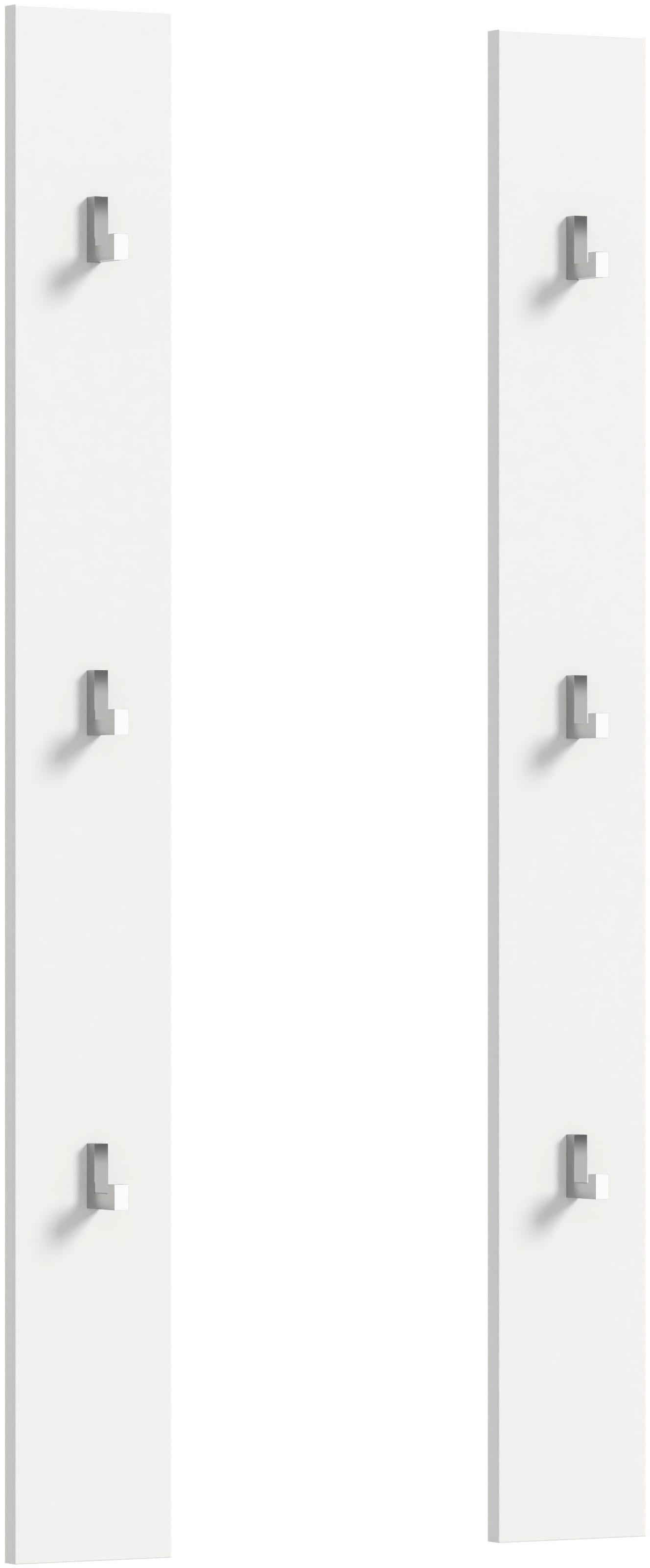 INOSIGN Garderobenpaneel »Trondheim Paneel 2er Set,«, Höhe 115 cm, 6 Haken,Garderobe, Flur, Diele