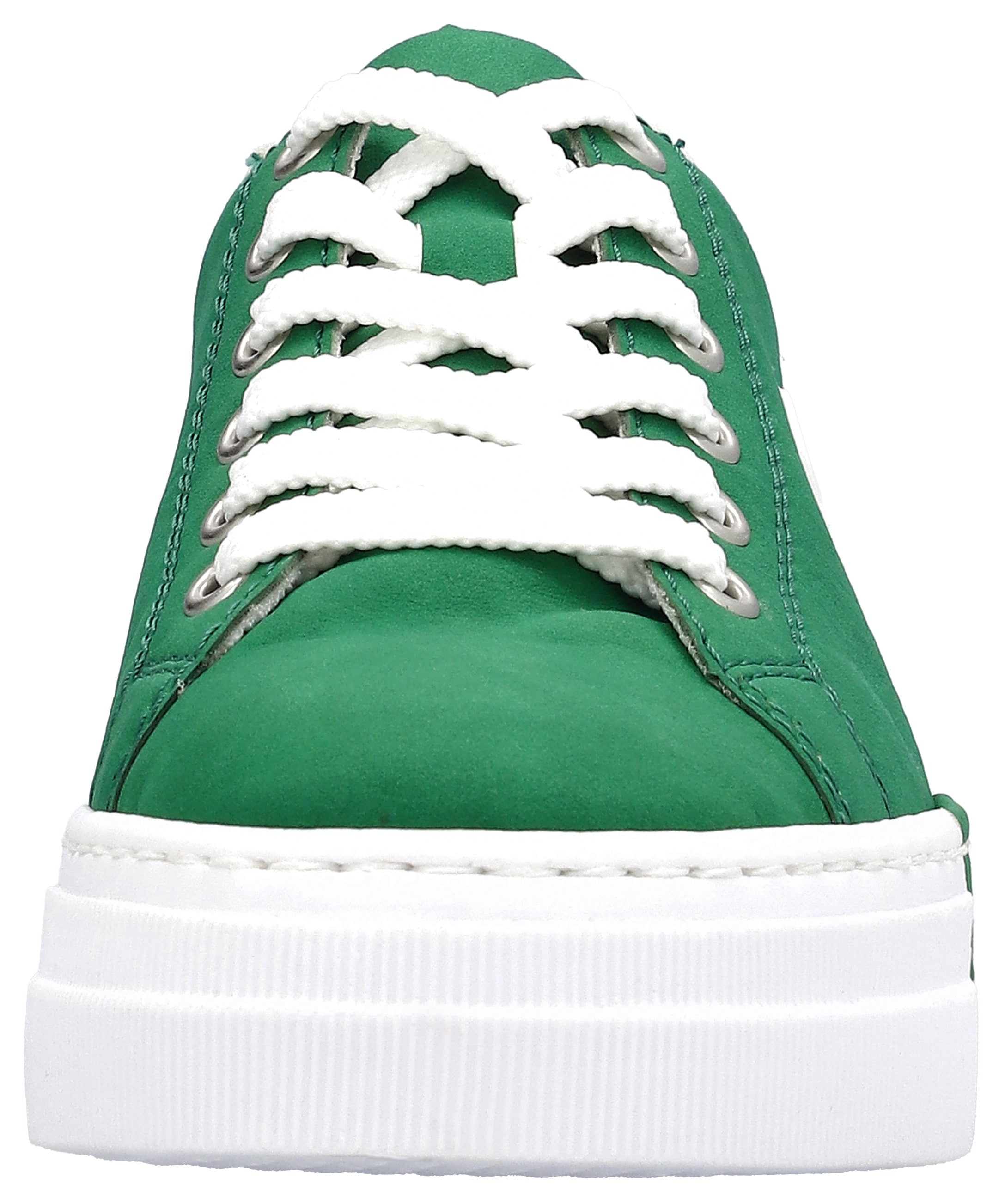 Rieker Sneaker, Freizeitschuh, Halbschuh, Schnürschuh mit Plateausohle