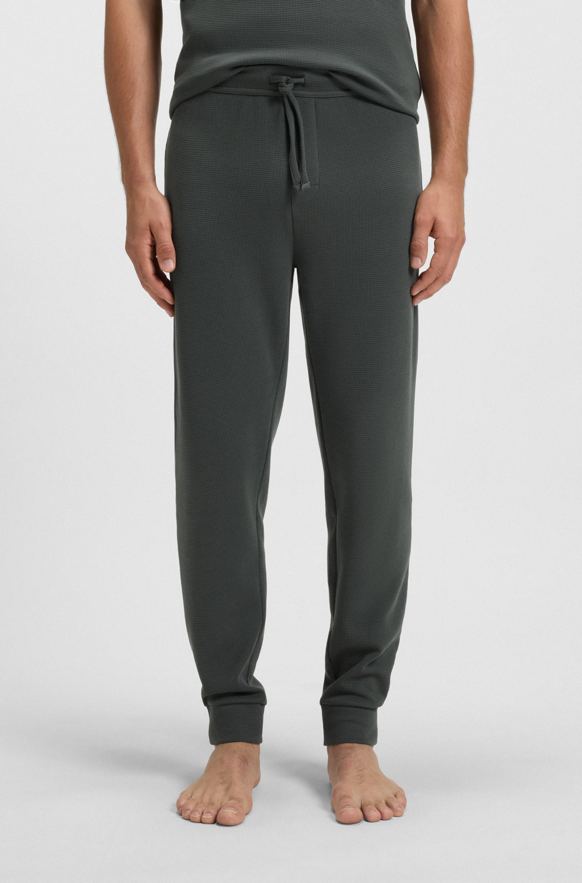 BOSS Pyjamahose »Waffle Pants Cuf«