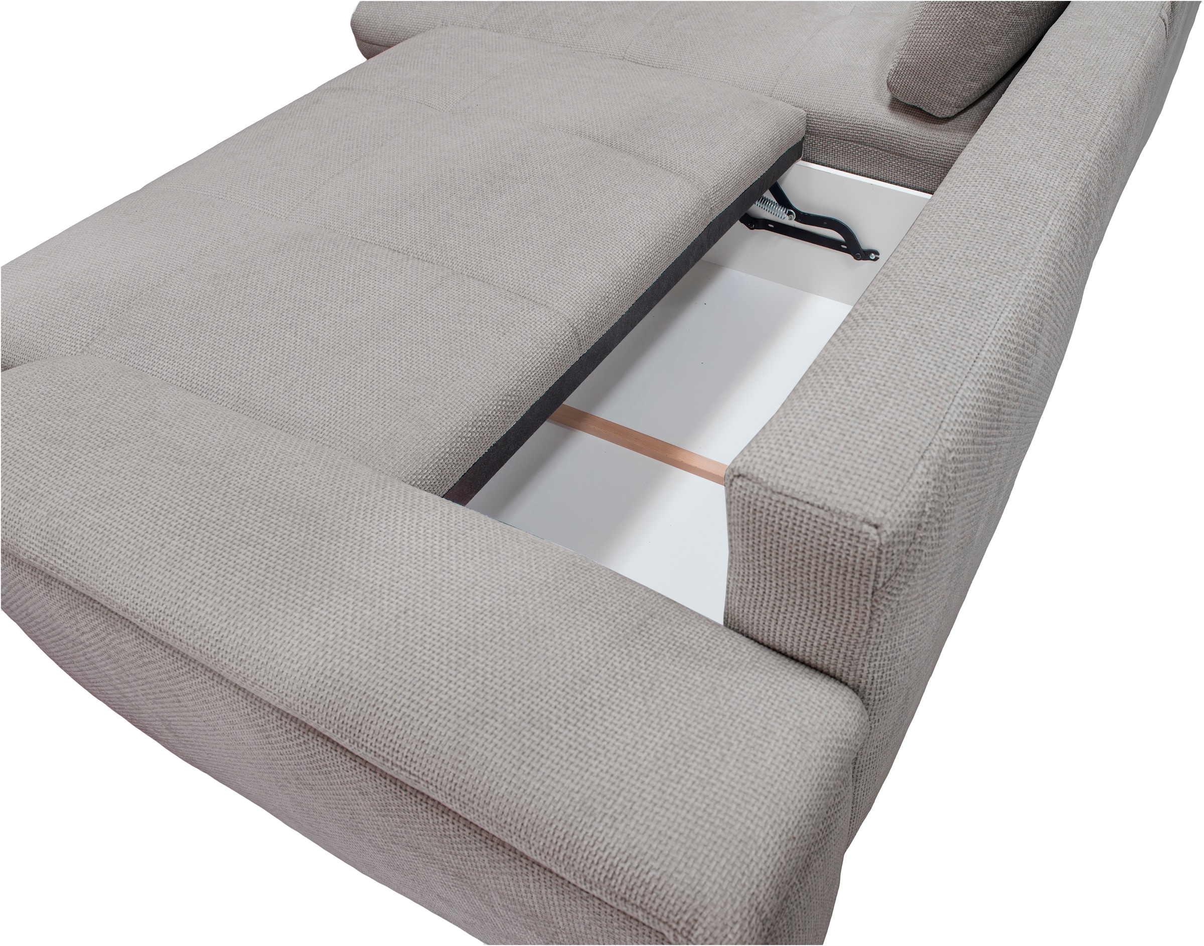 exxpo - sofa fashion Ecksofa »Casa Grande inkl. Bettfunktion, Bettkasten, OTTOs Choice, bequem«, L-Form, guter Sitzkomfort, grosse Liegefläche
