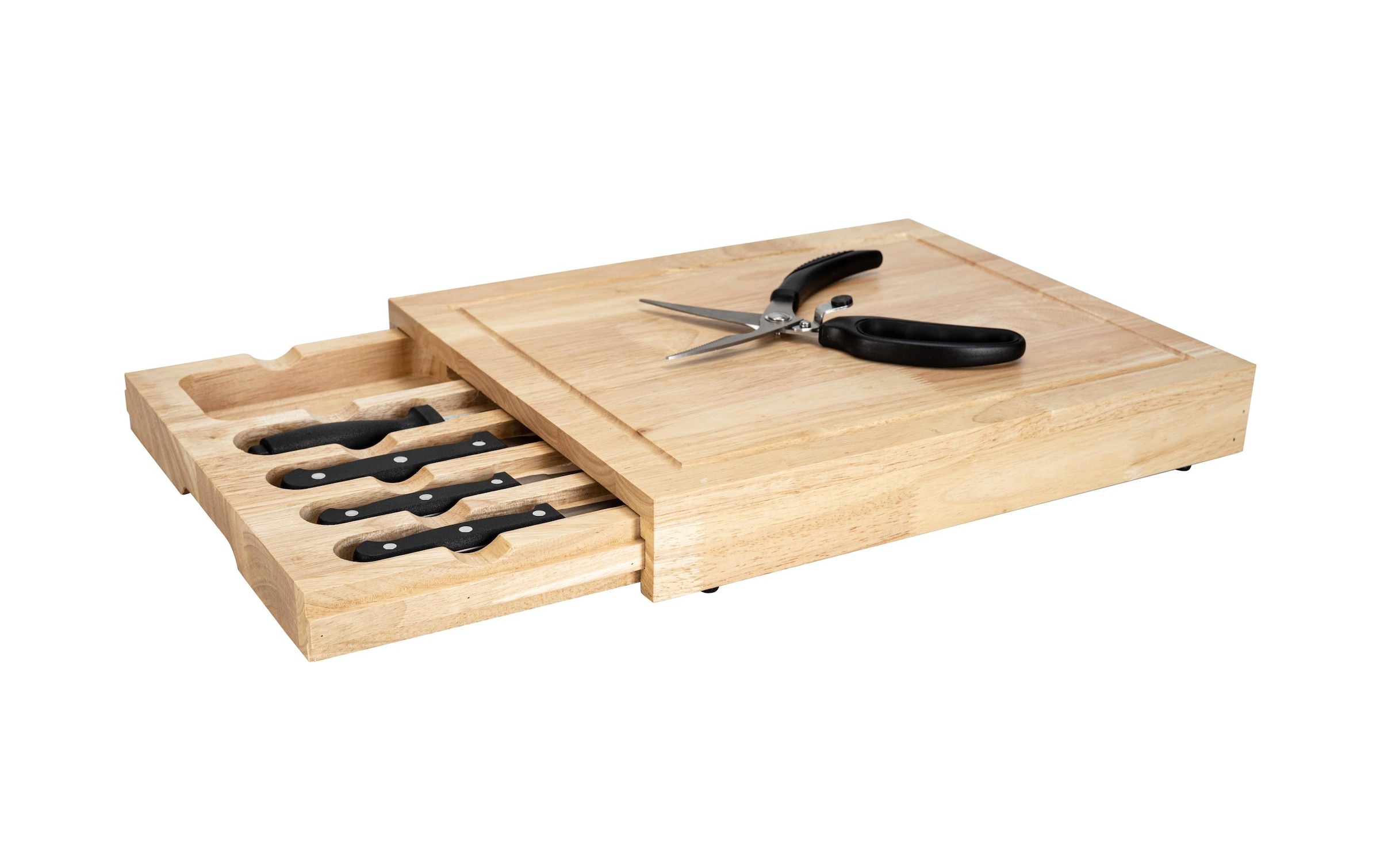 Nouvel Messer-Set »Grill-Messerset«, (6 tlg.), Holzart: Gummibaum