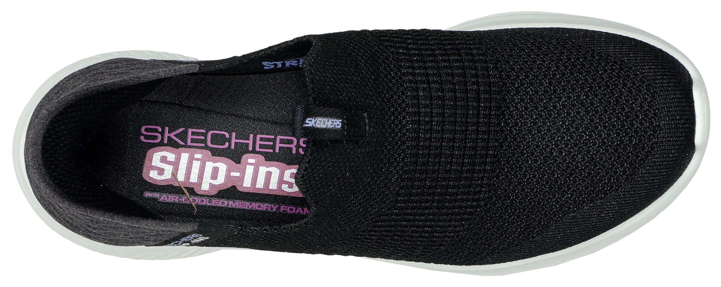 Skechers Slip-On Sneaker »ULTRA FLEX 3.0 - SMOOTH STEP«, Schlupfschuh, Slipper, Freizeitschuh in veganer Verarbeitung