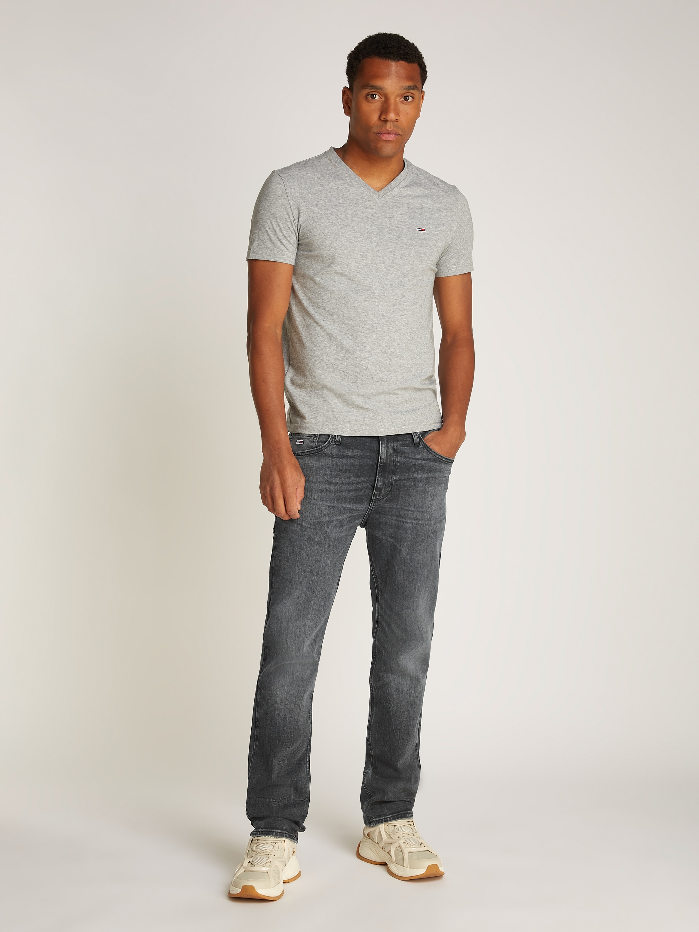 Tommy Jeans Slim-fit-Jeans »Ryan Regular Slim Straight«, Slim‑Straight‑Jeans aus hochwertigem Denim regulärer Leibhöhe