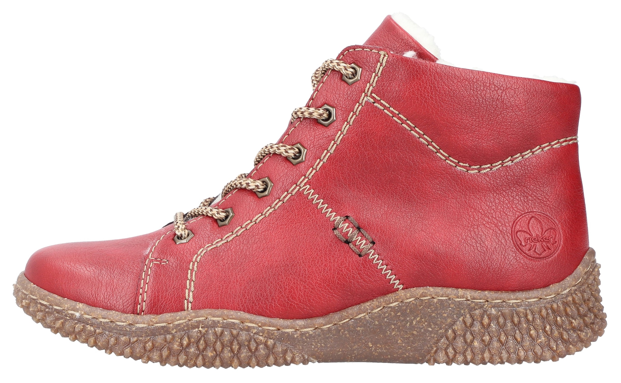 Rieker Winterboots, Schnürboots, Stiefelette, High Top Sneaker mit Innenreissverschluss