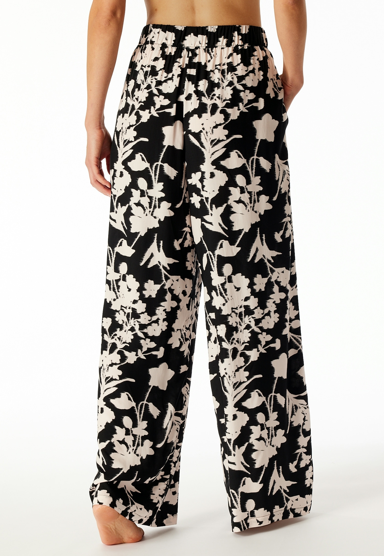 Schiesser Loungehose »Mix + Relax«, elastischer Bund, Viskose, seitliche Taschen, weites Bein