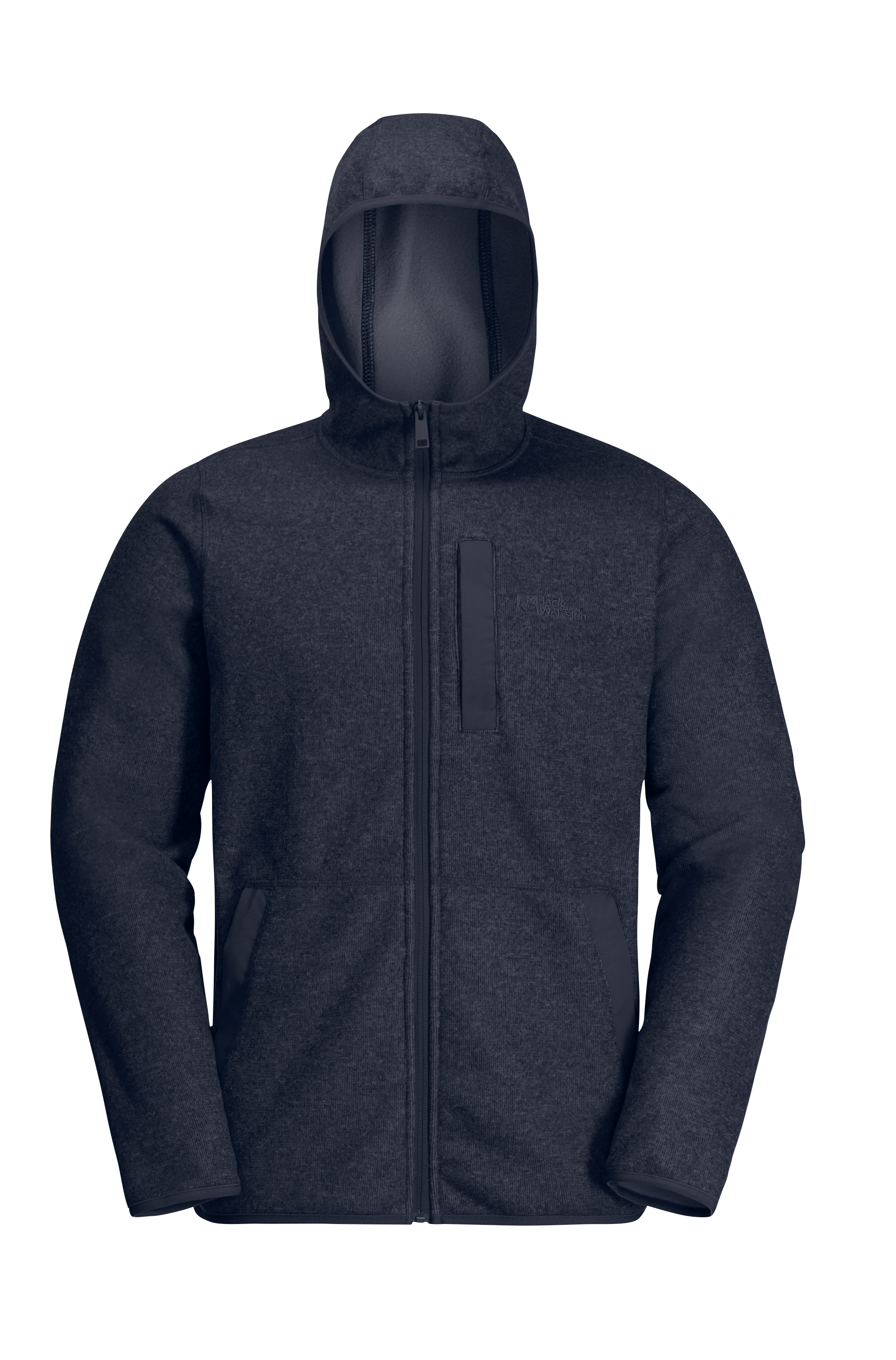 Jack Wolfskin Fleecejacke »TANNENSPUR HOODED JKT M«, mit Kapuze, Wärmend, winddicht, Übergangsjacke