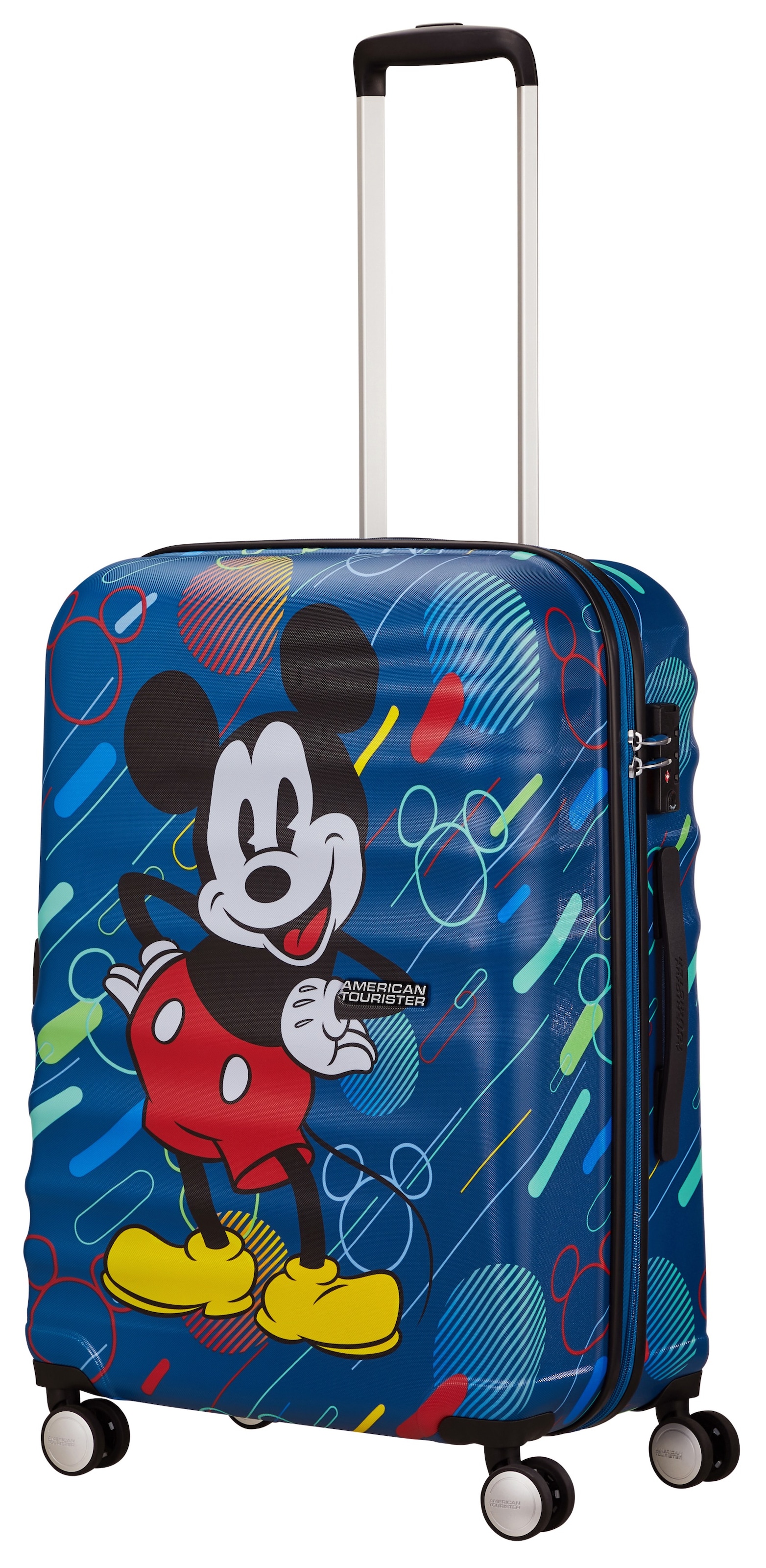 American Tourister® Kinderkoffer »WAVEBREAKER DISNEY 67«, 4 Rollen, Kinderreisegepäck Koffer TSA-Zahlenschloss