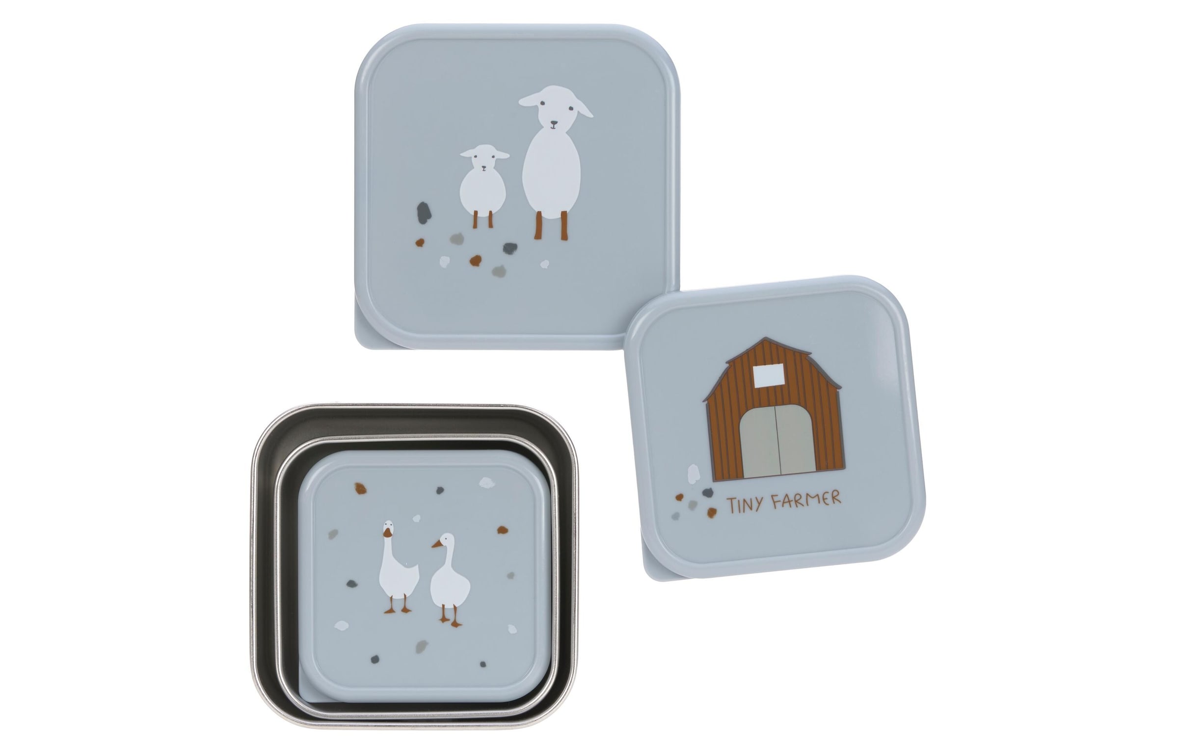 LÄSSIG Lunchbox »Snackboxen Set«, (1 tlg.)