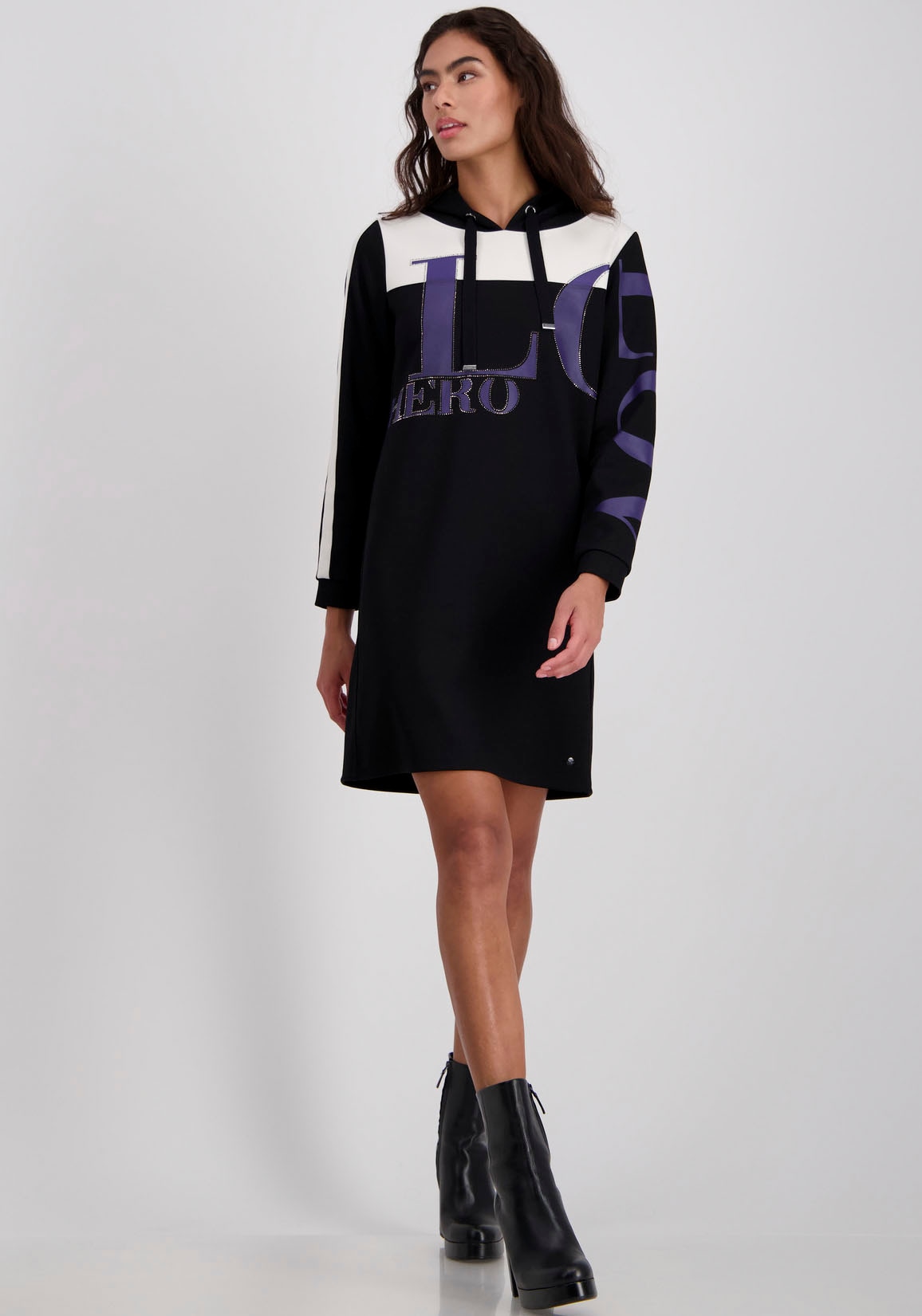 Monari Sweatkleid, mit Kapuze online Schweiz Jelmoli-Versand bei kaufen