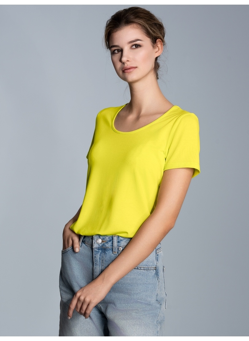 Trigema T-Shirt »TRIGEMA Rundhalsshirt aus Viskose«, (1 tlg.)