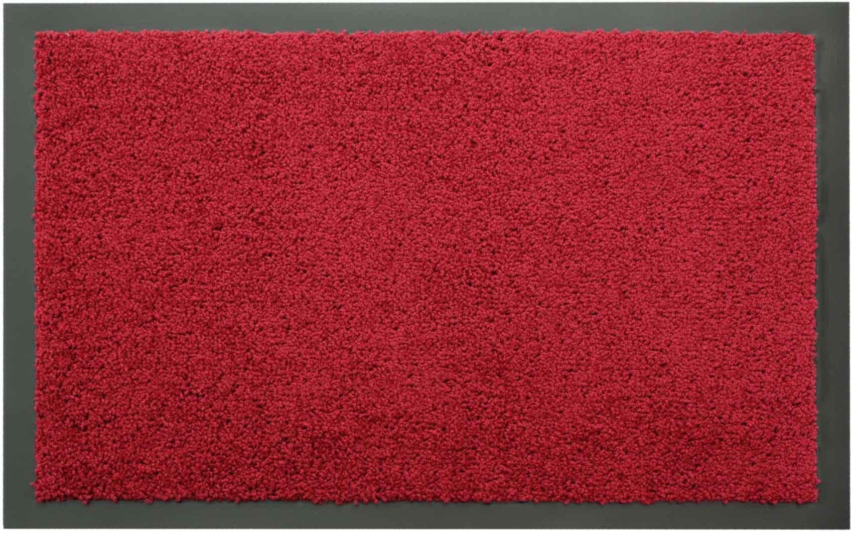 Primaflor-Ideen in Textil Fussmatte »DANCER, Made in Netherlands«, rechteckig, 6 mm Höhe, Schmutzfangmatte, Uni-Farben, grosse Farbauswahl, waschbar