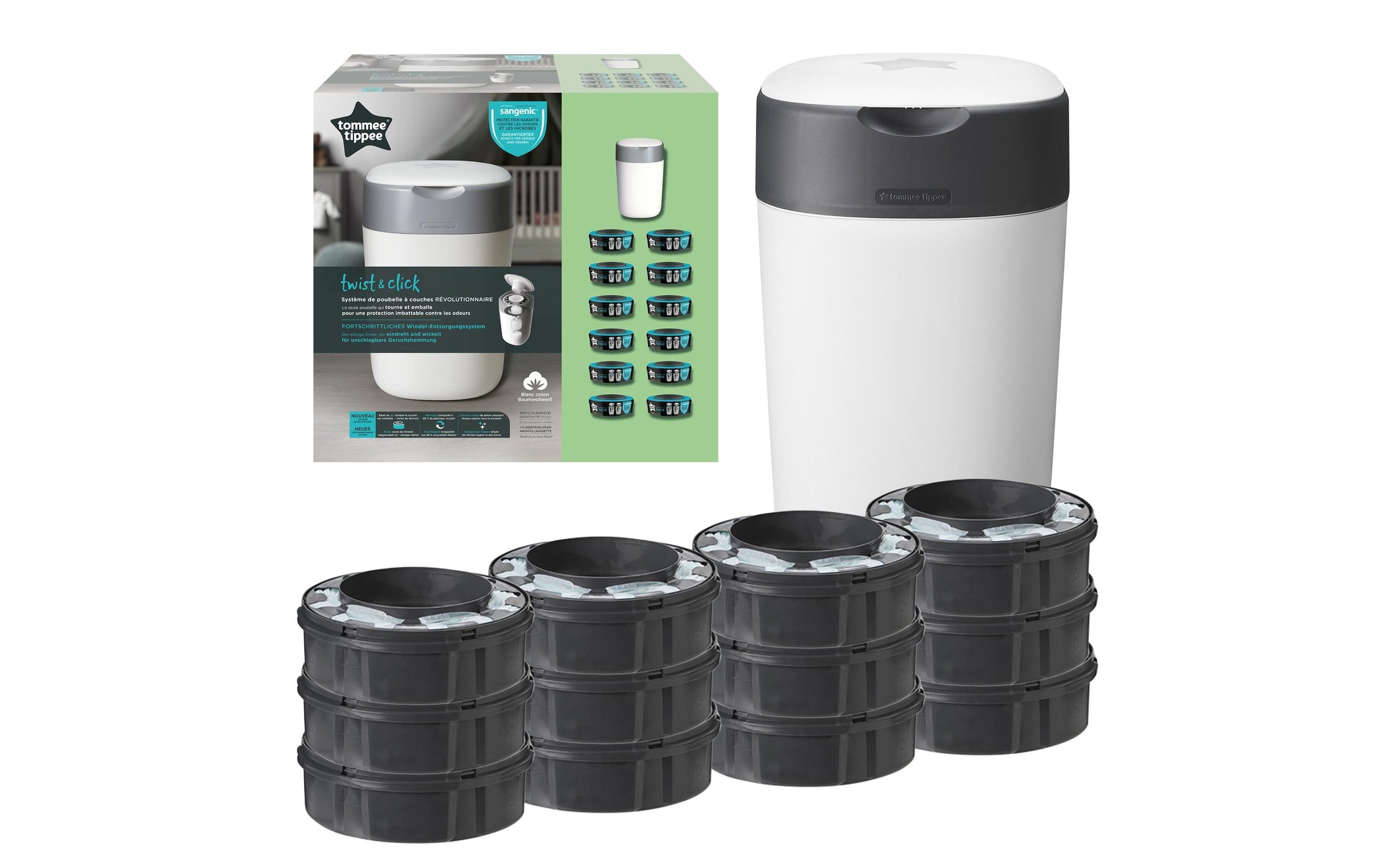 Sangenic Windeleimer »Sangenic Windeleimer Twist & Click Bundle«