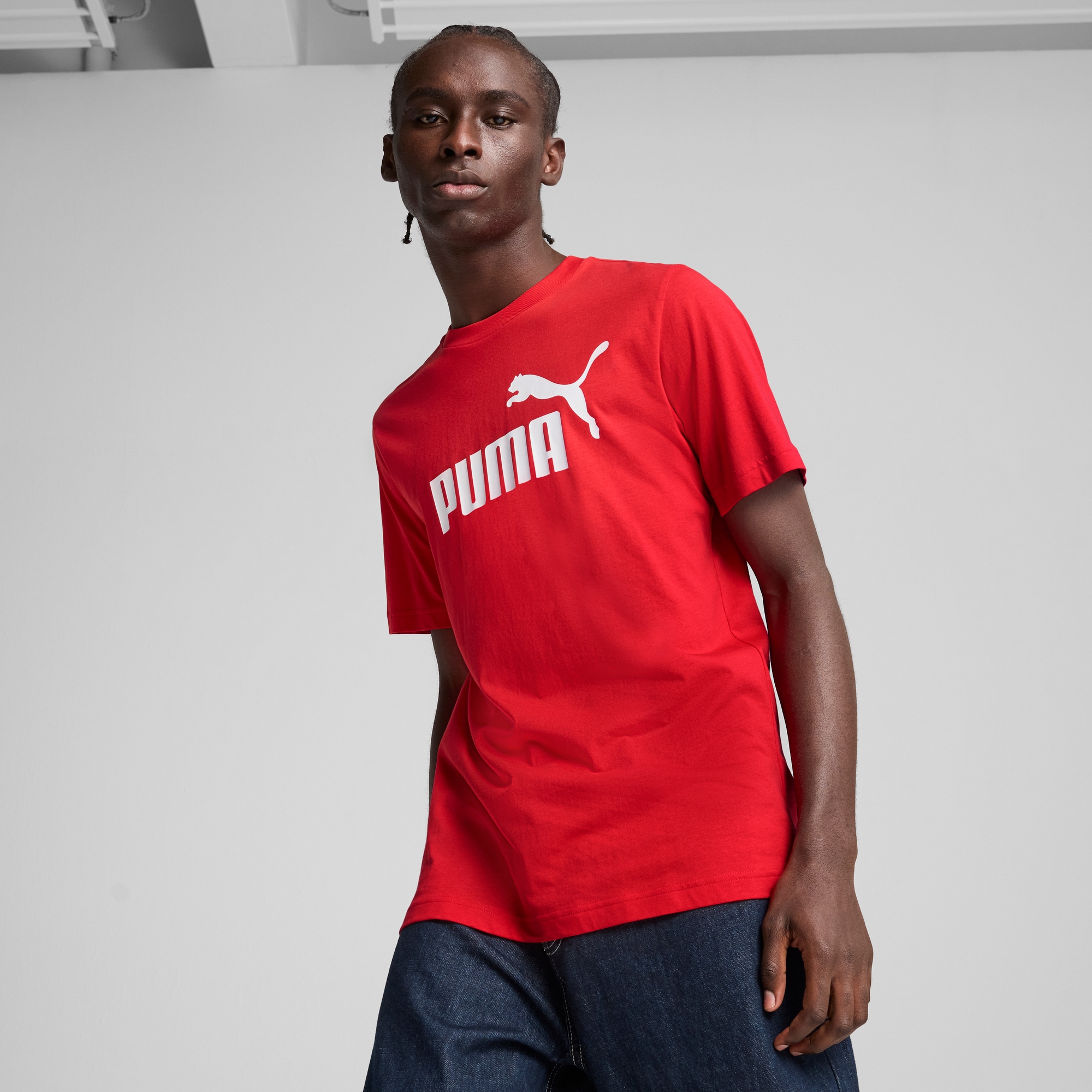 PUMA T-Shirt »ESS NO. 1 LOGO TEE« Regular Fit, Rundhalsausschnitt, Kurzarm