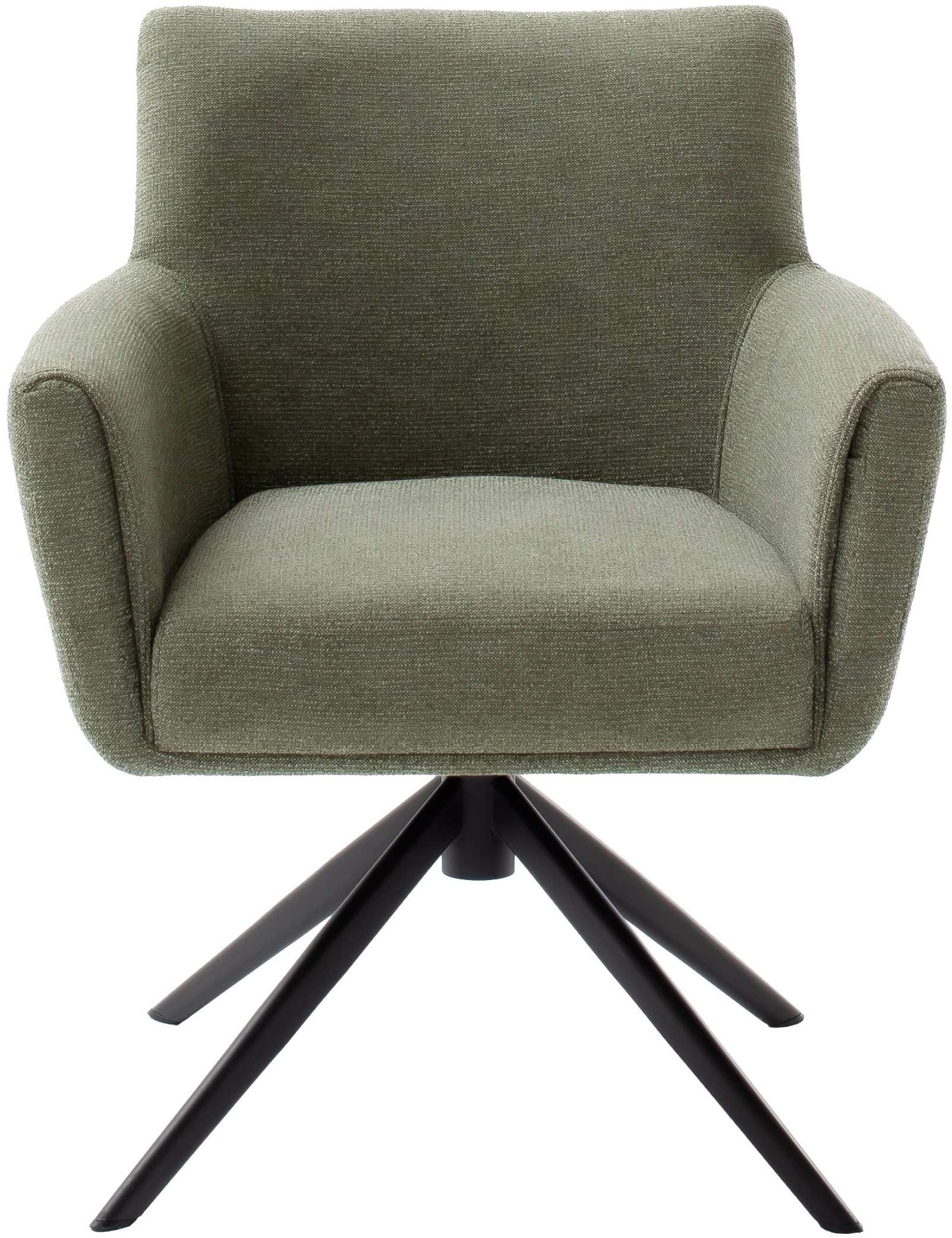 MCA furniture 4-Fussstuhl »WILSON Esszimmerstuhl, Armlehnstuhl, Polsterstuhl, modern«, (Set), 2 St., Flachgewebe, Stuhl, Armlehnenstuhl, drehbar, Taschenfederkern, belastbar 160 kg,XXL