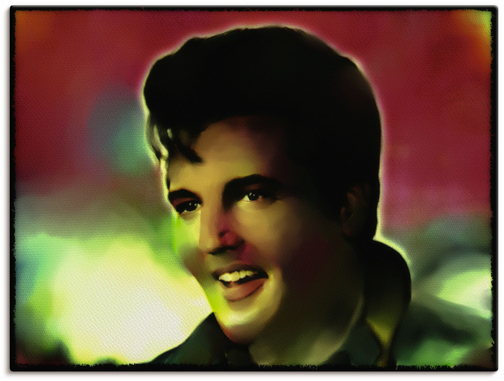 Artland Wandbild bestellen Musikern, St.), Poster Bilder Jelmoli-Versand Alubild, von Star online (1 Leinwandbild, »Elvis, oder - Wandaufkleber berühmten als Art«, Grössen Pop versch. in 