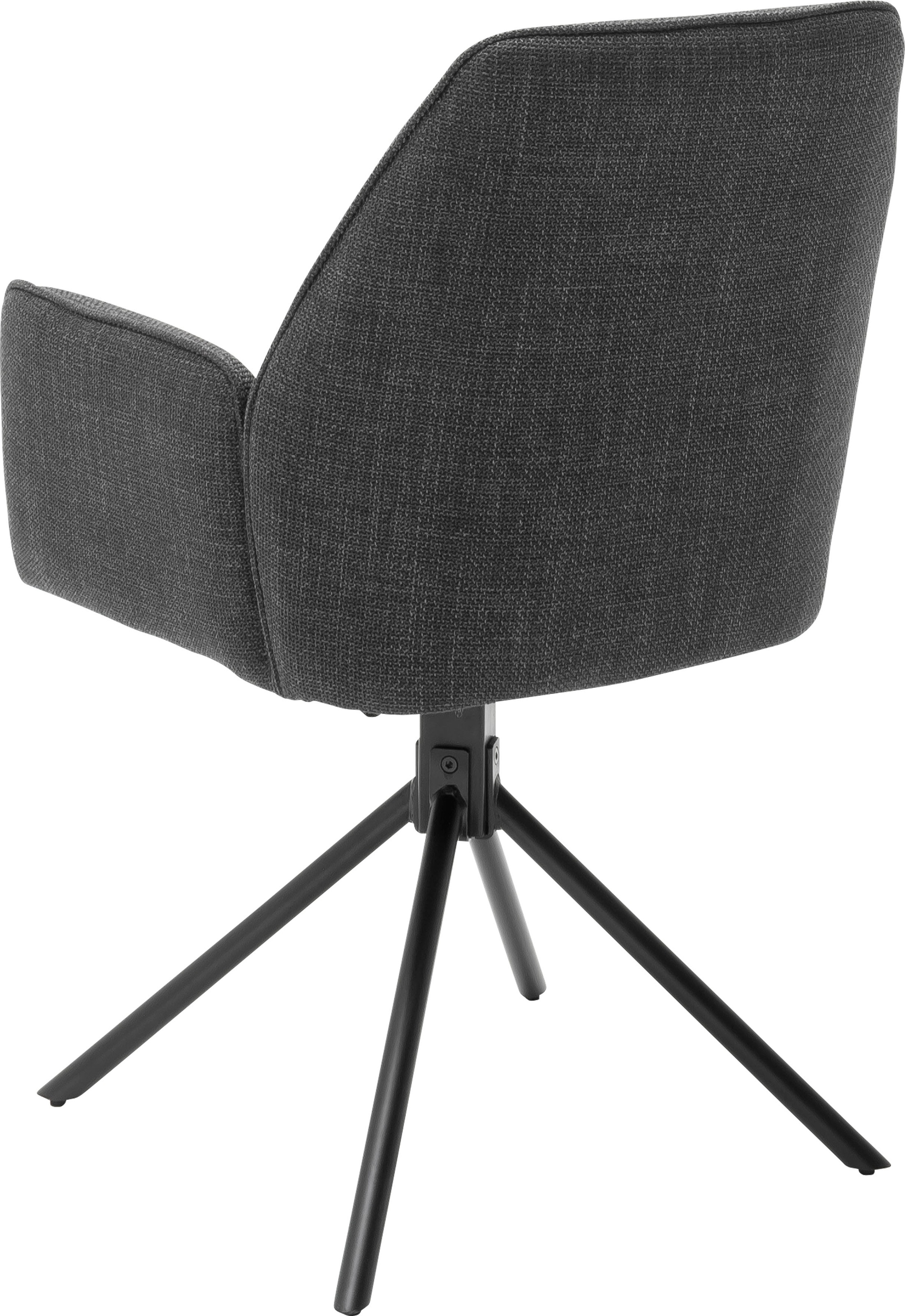 MCA furniture 4-Fussstuhl »Pemba«, (Set), 2 St., 2er-Set, 180°drehabr mit Nivellierung, Stuhl belastbar bis 120 kg