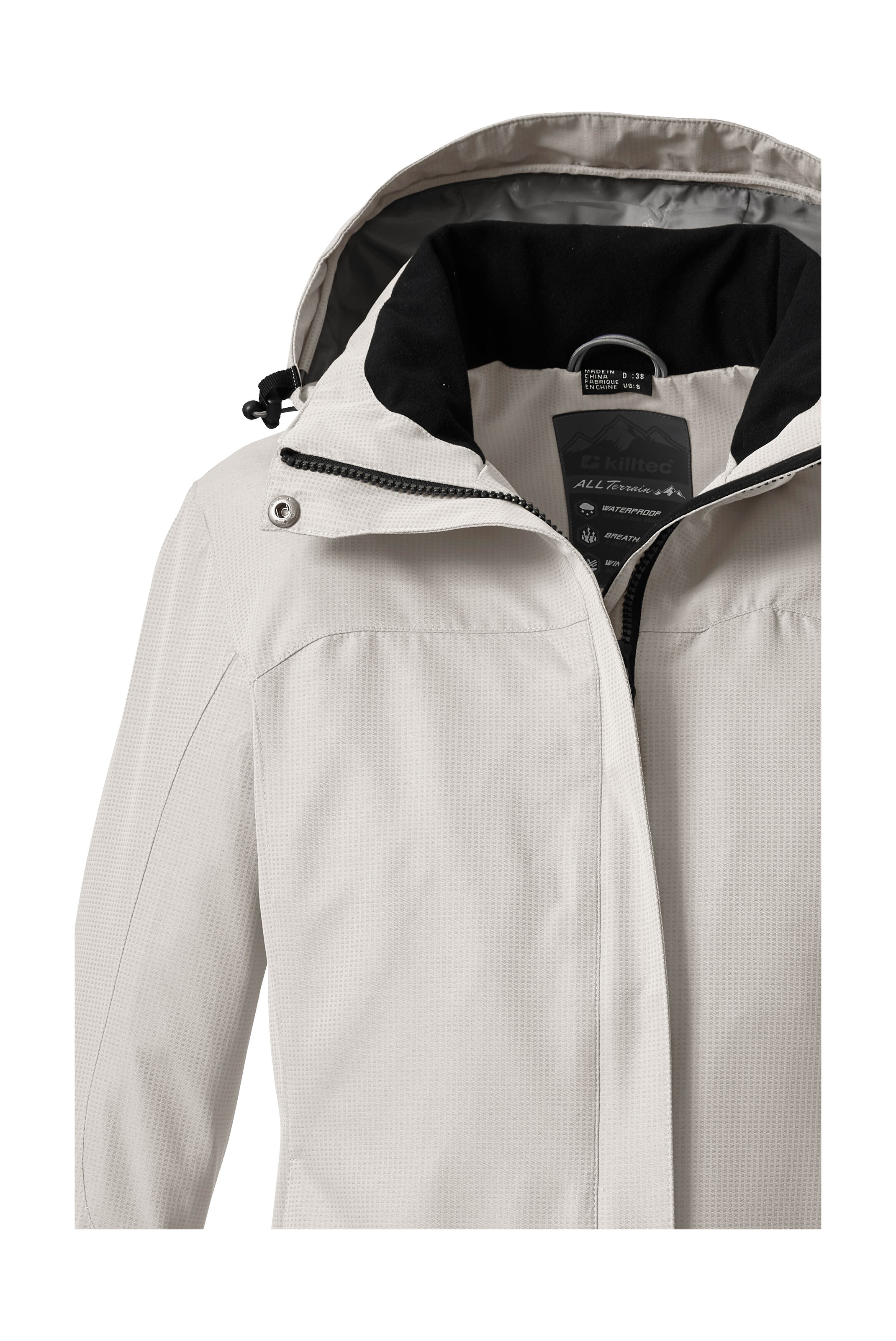 Killtec Outdoorjacke »Inkele«, Damenjacke mit abnehmbarer Kapuze, wind- und wasserdicht, atmungsaktiv