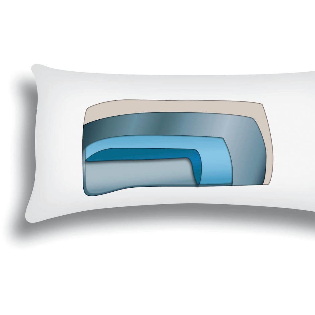 Jekatex Wasserkissen »Aqua Dream, Kissen made in EU«, (1 tlg.), Kopfkissen, 40x80 cm, individuell verstellbar