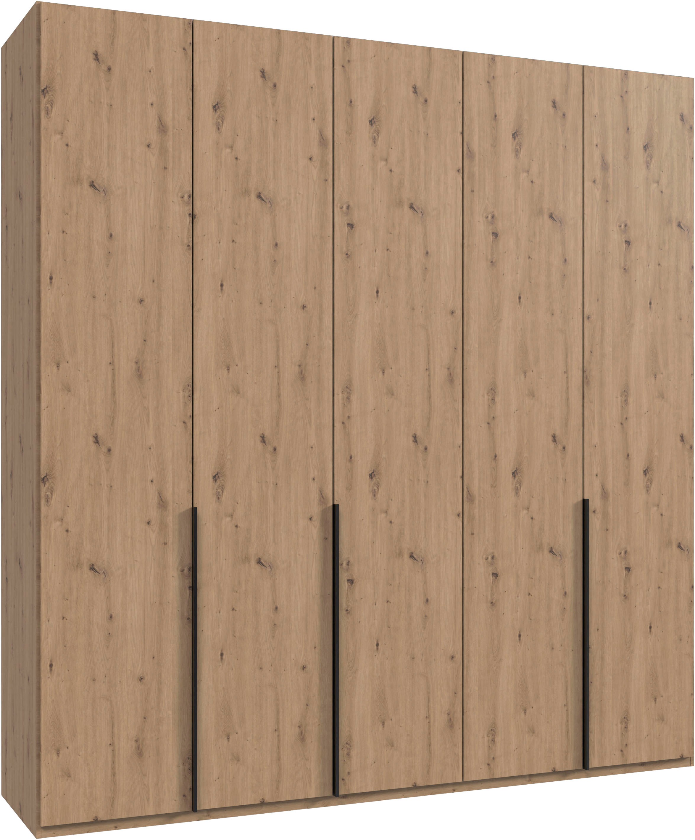 Wimex Kleiderschrank »Mugano,in 5 Breiten,2 Höhen,2 Tiefen, viele Farben, Made in Germany« in Basic oder Premium Ausstattung, mit langen Griffen aus Metall, mit oder ohne Spiegel