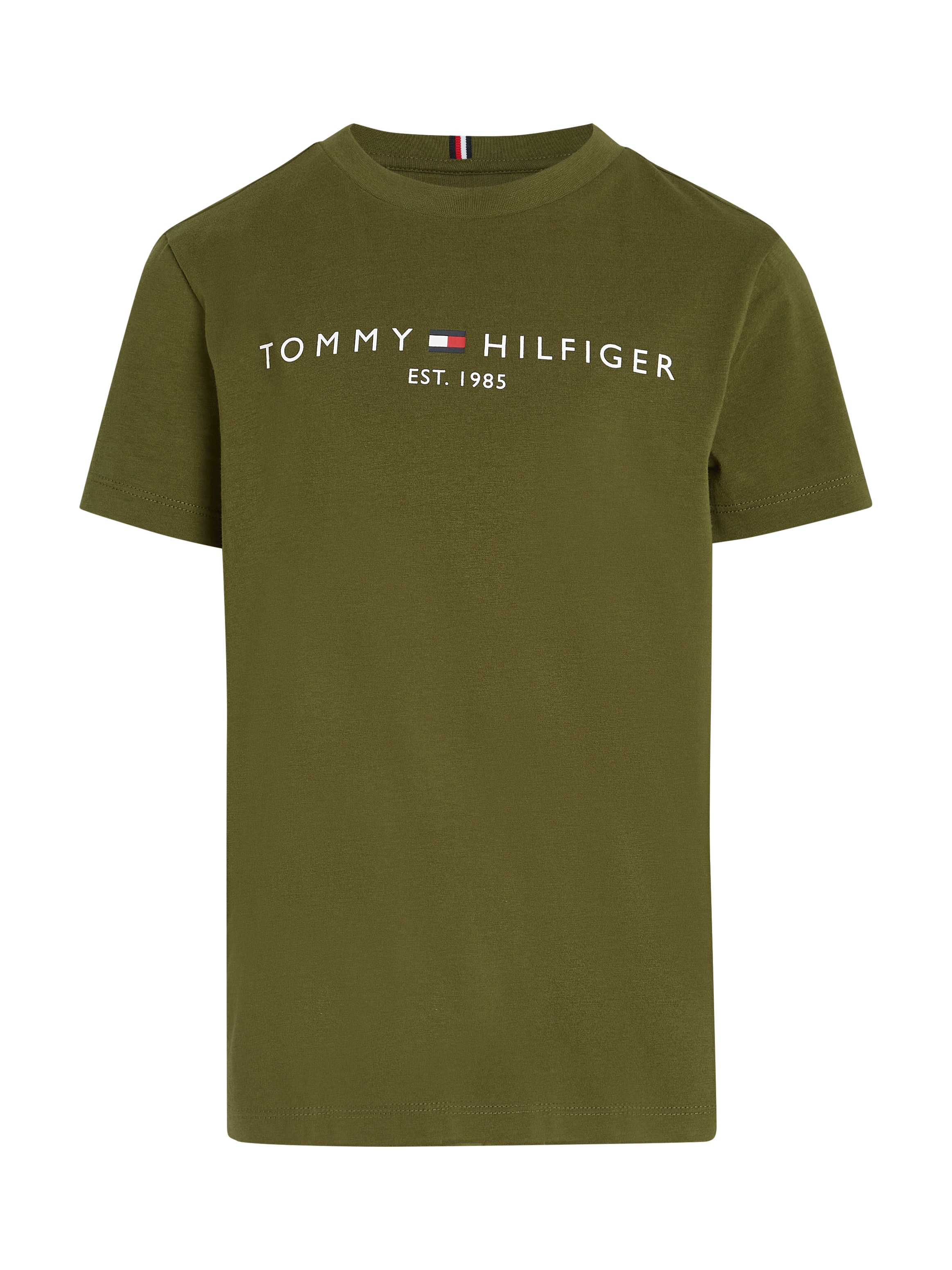 Tommy Hilfiger Kurzarmshirt »U ESSENTIAL TEE S/S«, Kinder bis 16 Jahre mit Logostickerei