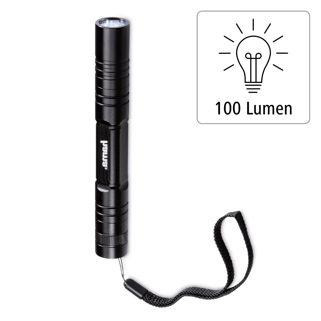❤ - Max. - Shop 100 »LED-Taschenlampe entdecken Hama Lumen: Mignon AA Schwarz im Jelmoli-Online LED R-147\
