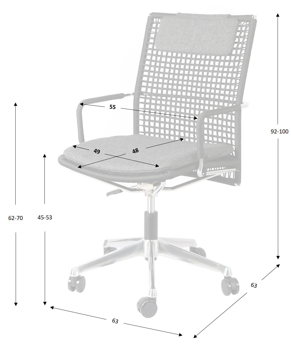 andas Bürostuhl »Cordy«, Webstoff, geflochtene Rückenlehne, Design by  Morten Georgsen online bestellen | Jelmoli-Versand