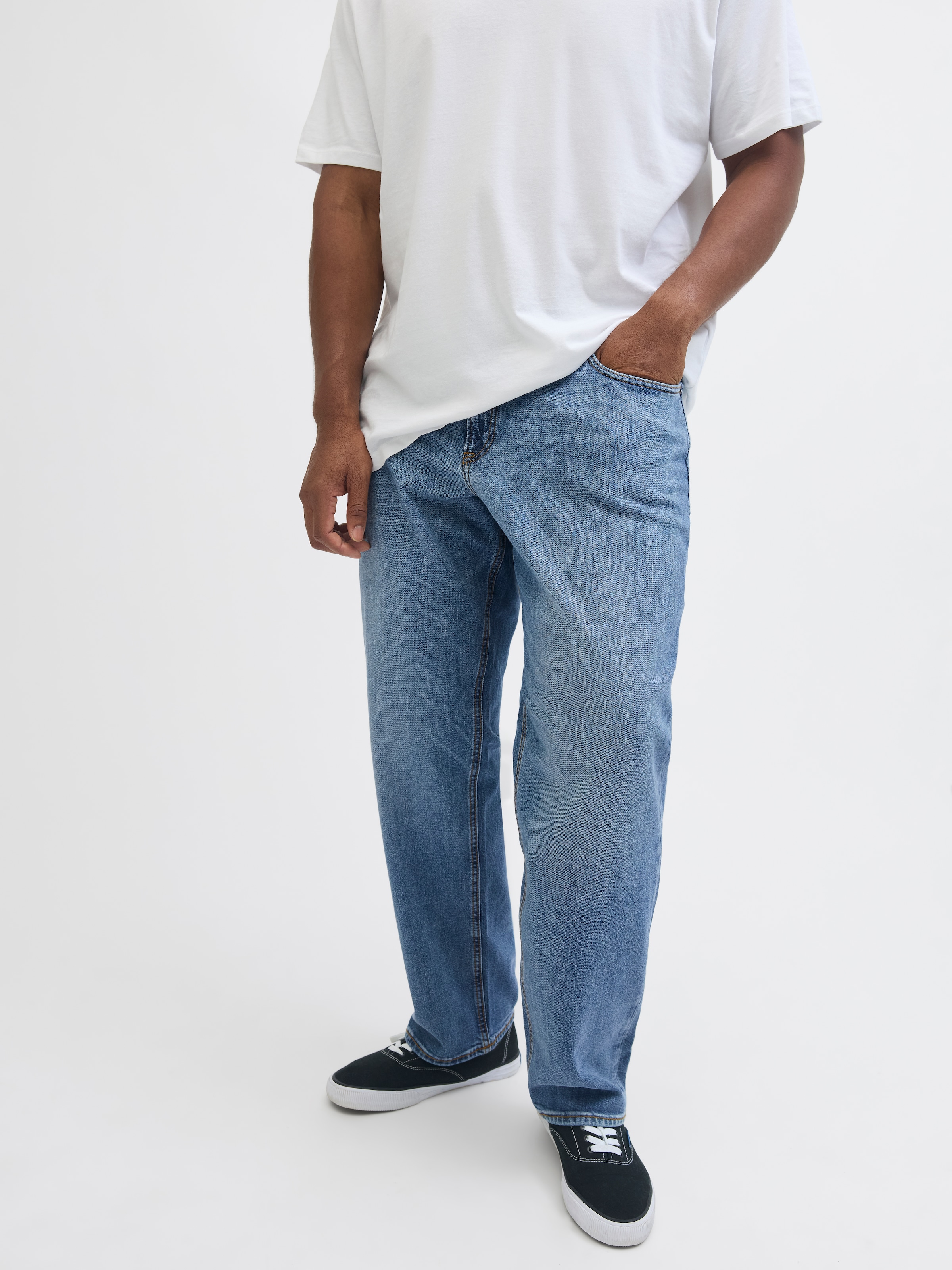 Jack & Jones PlusSize Tapered-fit-Jeans »MIKE ORIGINAL«, Bis Weite 48