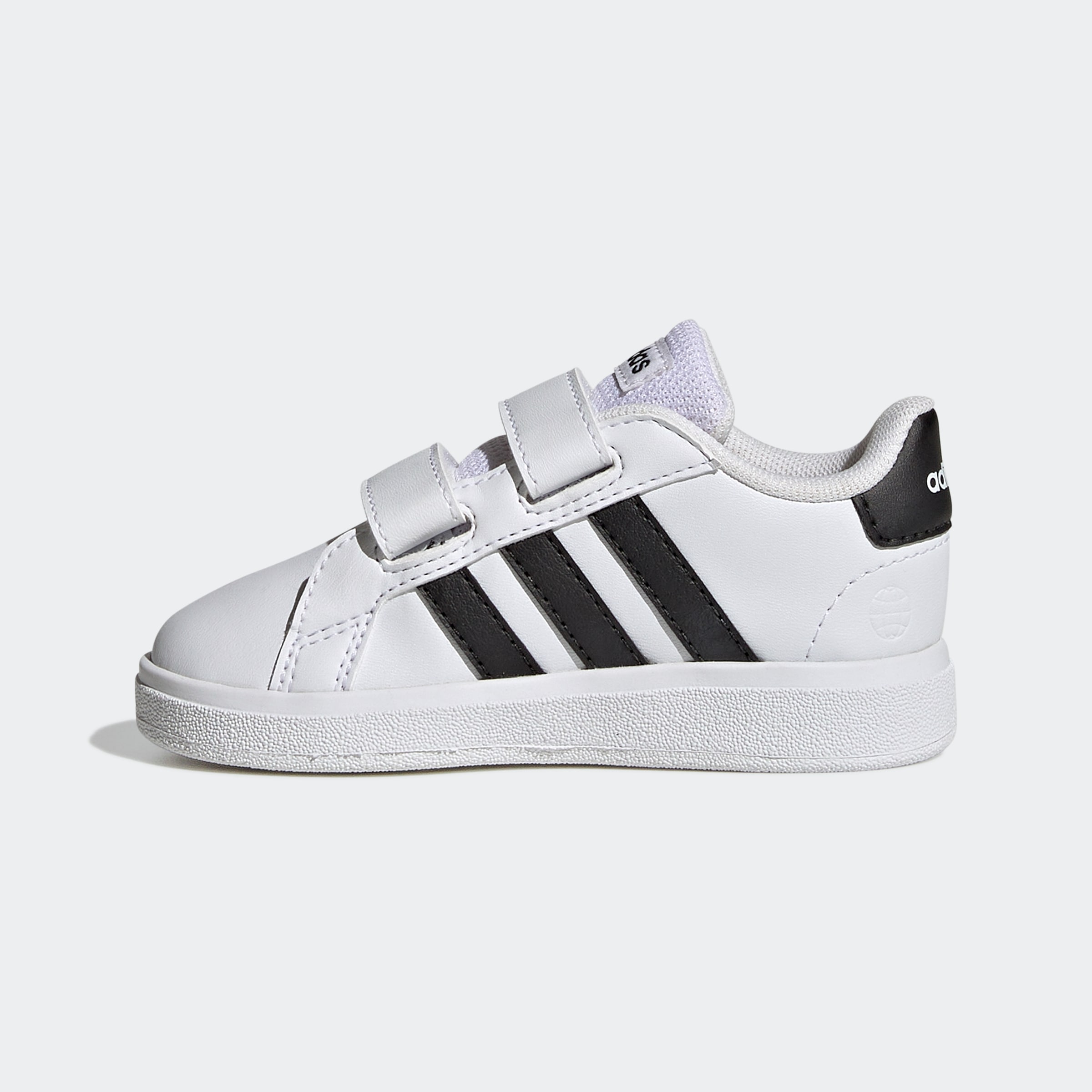 adidas Sportswear Sneaker »GRAND COURT LIFESTYLE HOOK AND LOOP«, für Kinder, Design auf den Spuren des adidas Superstar