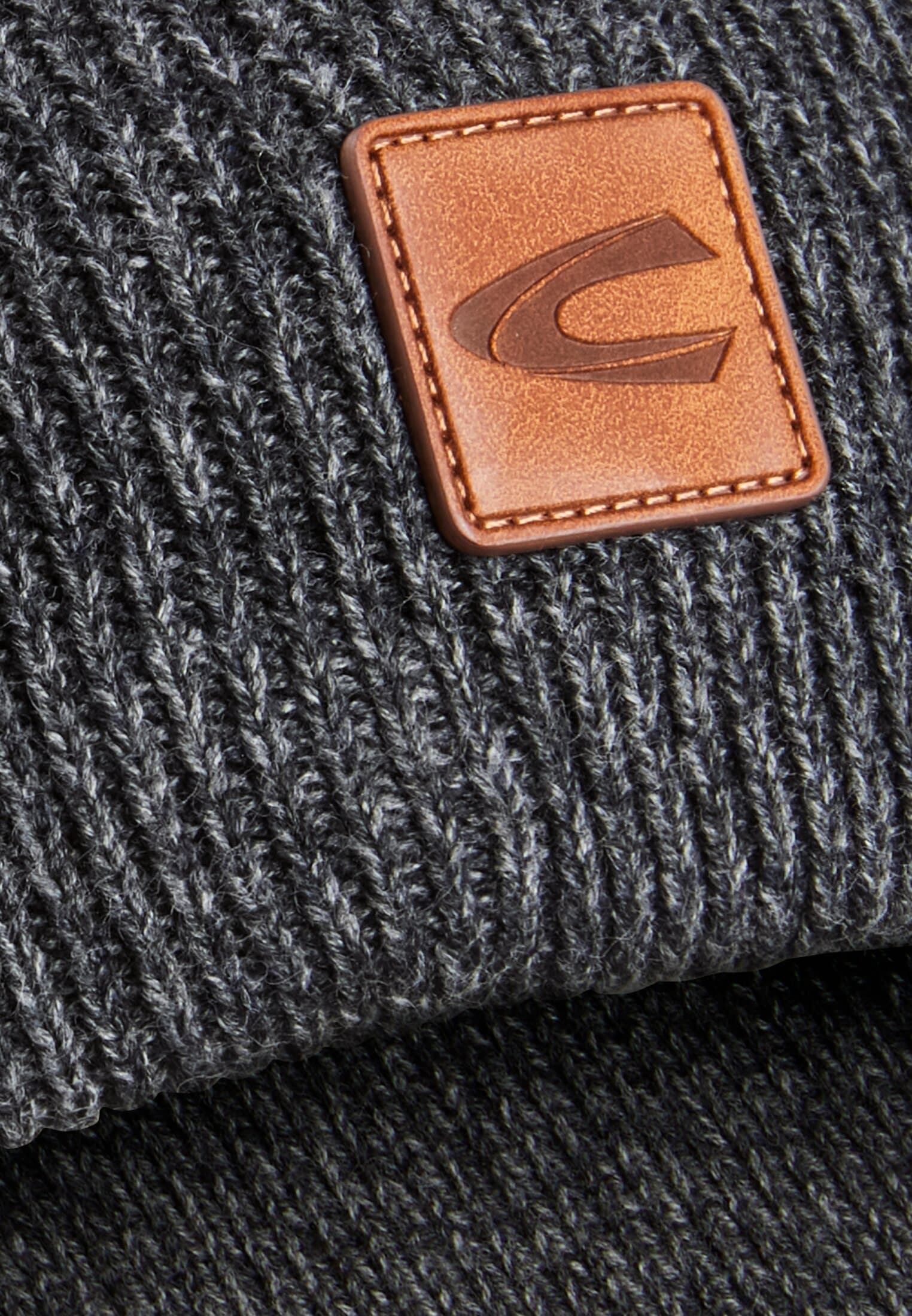 camel active Beanie, mit Logo Stickerei