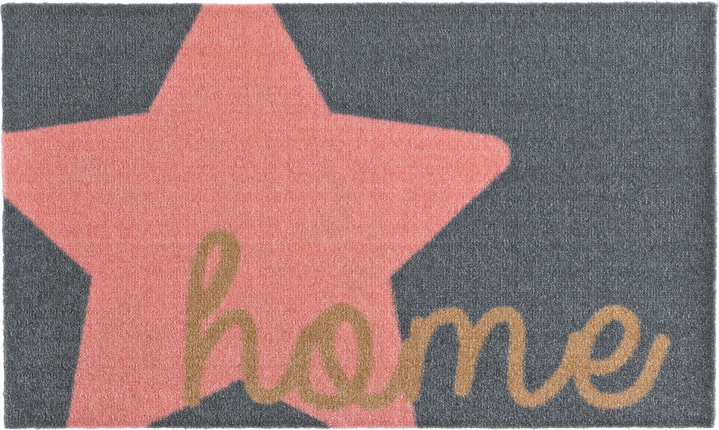 HANSE Home Fussmatte »Star Home«, rechteckig, Stern, mit Spruch, Schrift, Robust, Rutschhemend, Eingang, Waschbar