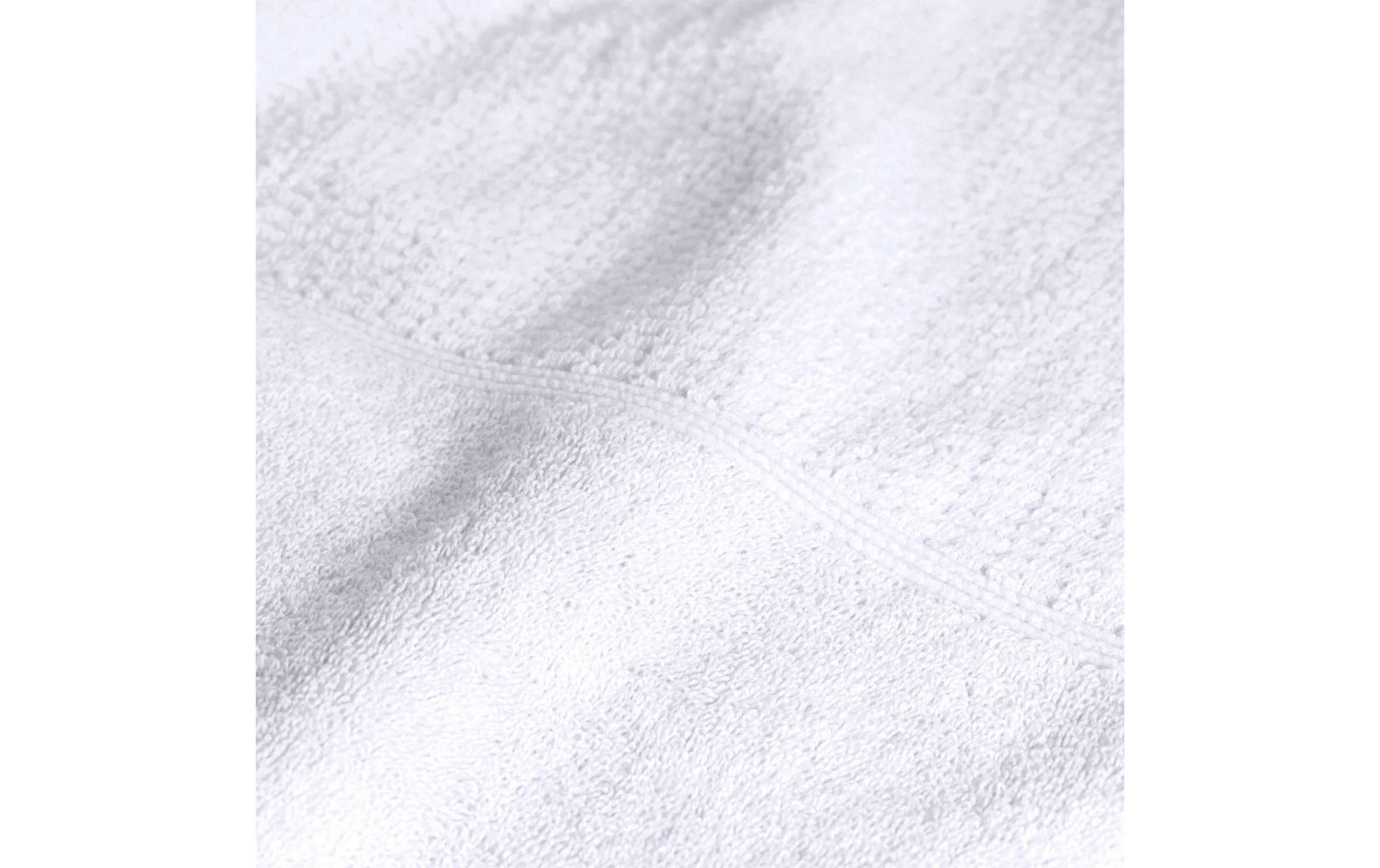 frottana Handtuch »Pearl 50 x 100 cm, Weiss«, (1 St.)