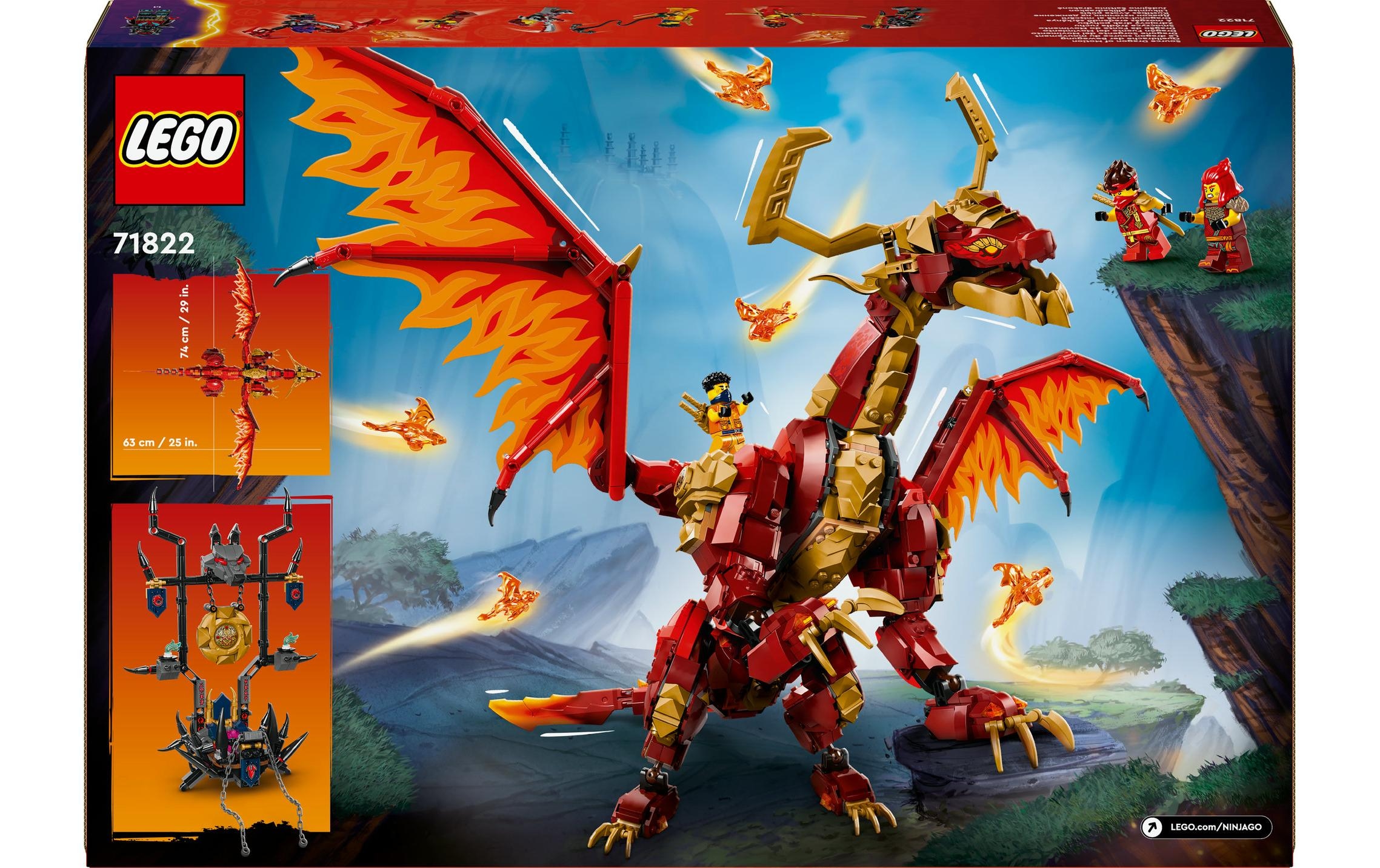 LEGO® Spielbausteine »Ninjago Quelldrache der Bewegung 71822«, (1716 St.)