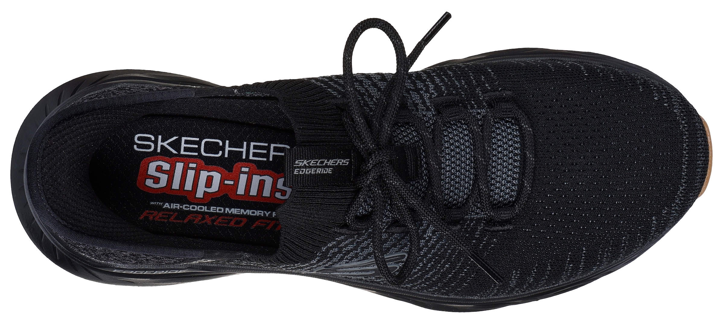 Skechers Slip-On Sneaker »Edgeride - Raygo«, Schlupfschuh, Freizeitschuh mit elastischer Stretch-Fit Technologie
