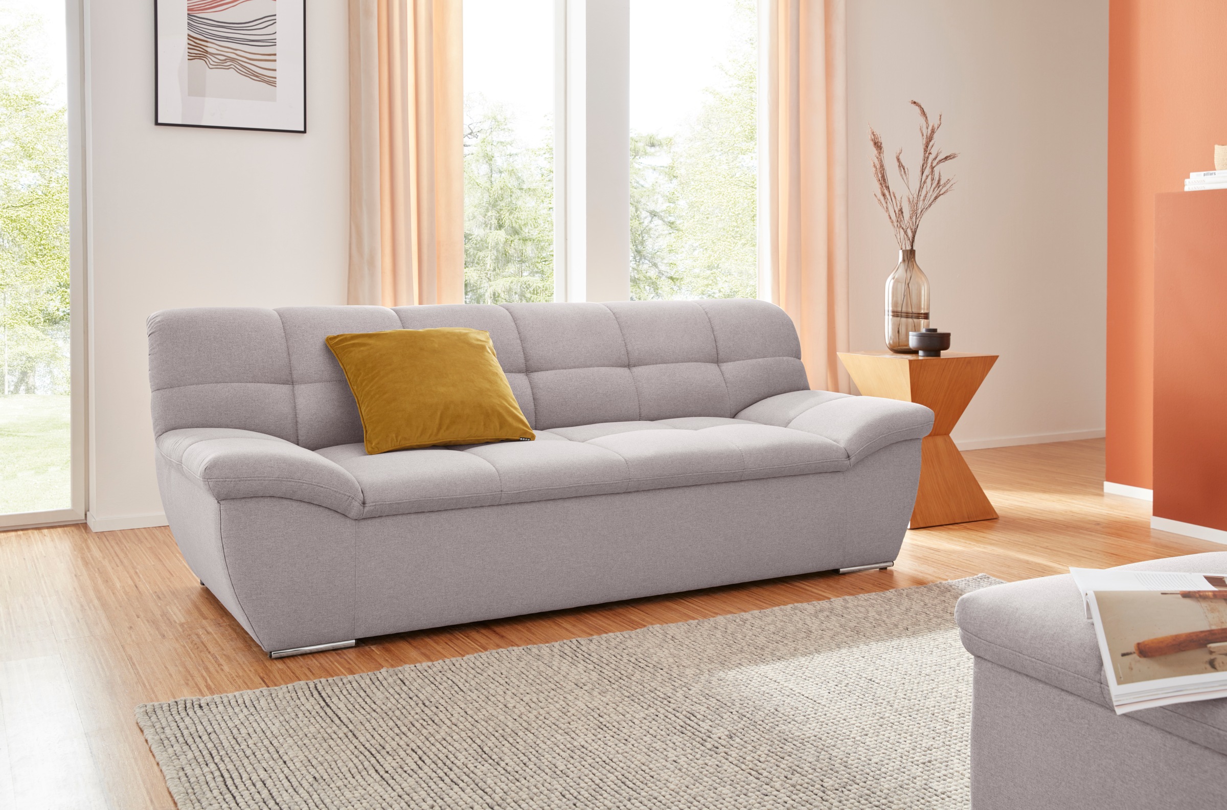 DOMO collection 2-Sitzer »Lagoa, moderne Sitzheftung, bequem und komfortabel«, frei im Raum stellbar, in grosser Farbauswahl