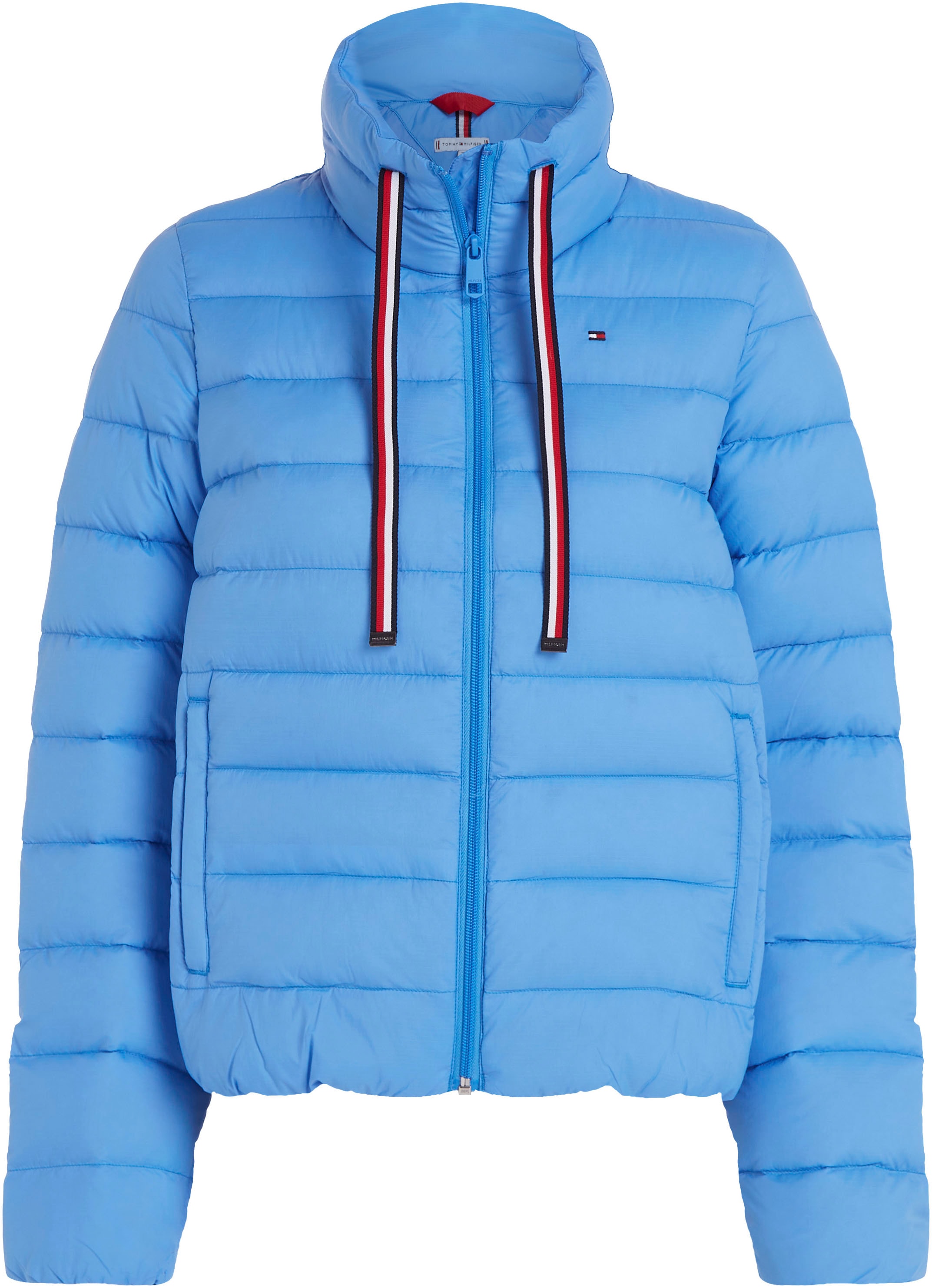 Tommy Hilfiger Kurzjacke »PACKABLE LW DOWN GS JACKET«, mit gestreiftem Kordelzug