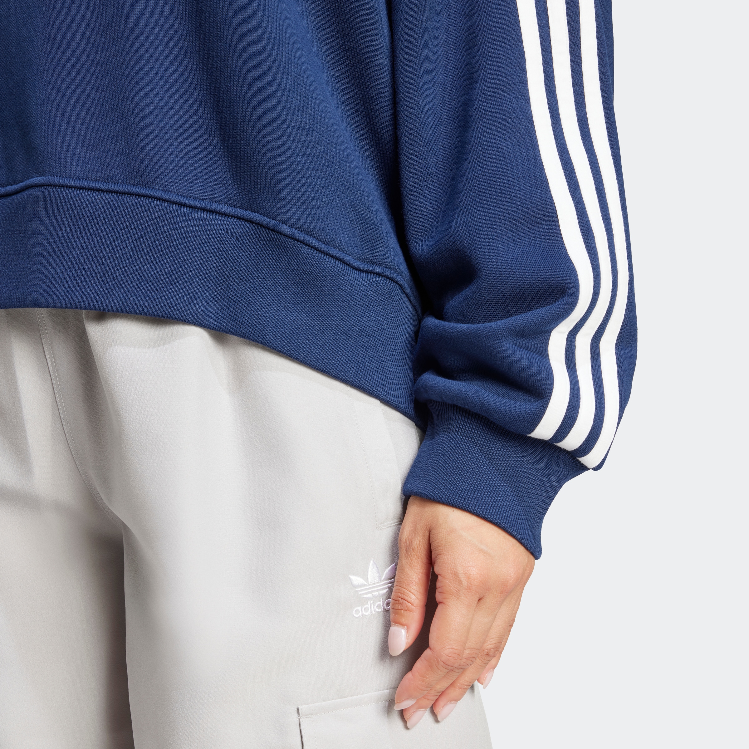 adidas Originals Kapuzensweatshirt »HALFZIP CREW FT«