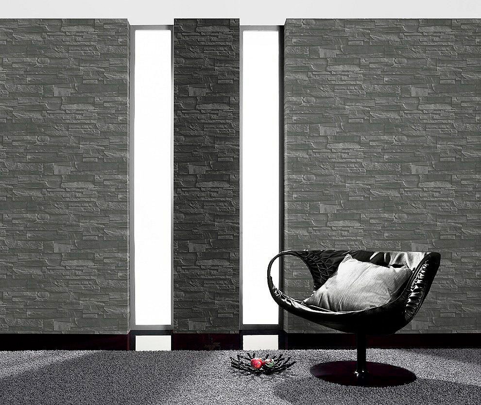 Rasch Vinyltapete »Factory III«, gemustert-Steinoptik kaufen