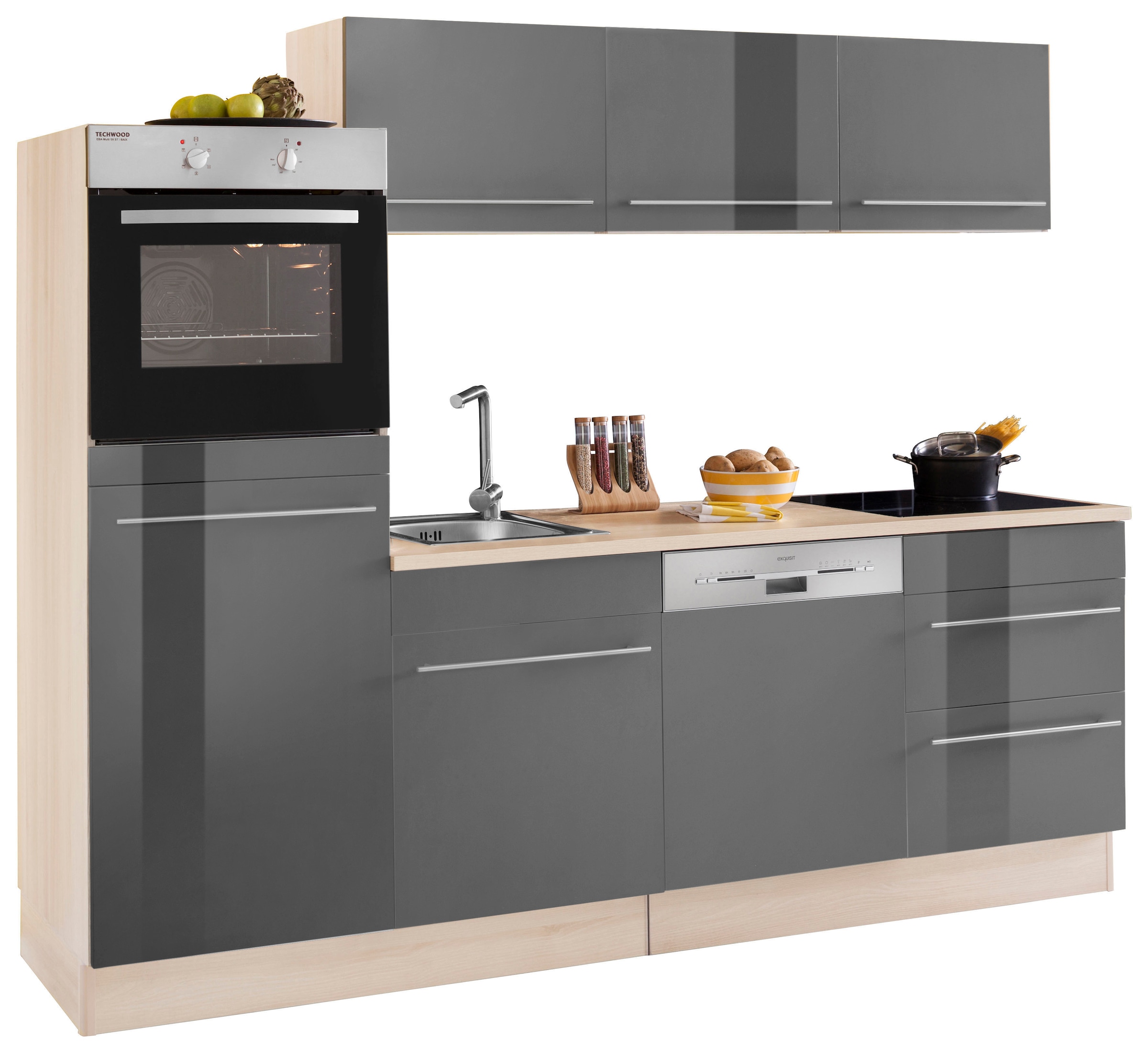 ❤ OPTIFIT Küche »Bern«, Breite 240 cm, ohne E-Geräte, Stärke der  Arbeitsplatte wählbar bestellen im Jelmoli-Online Shop