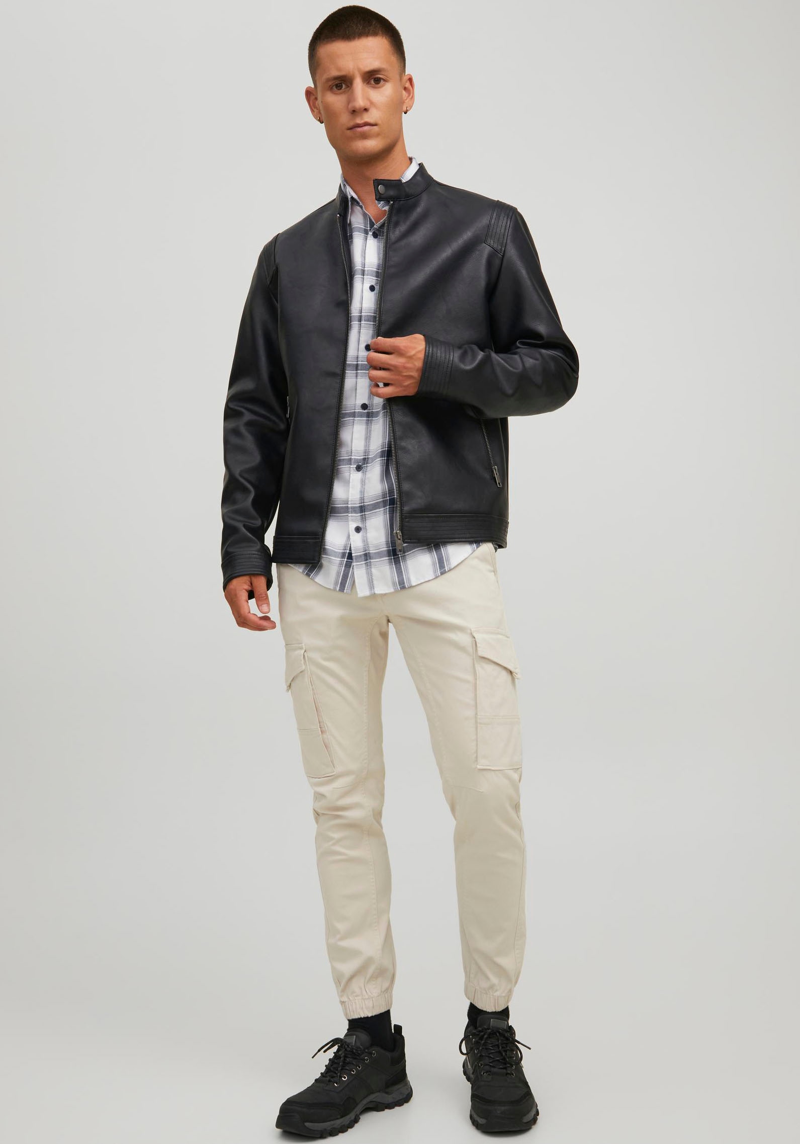 Jack & Jones Bikerjacke »JJEROCKY CLEAN JACKET NOOS«